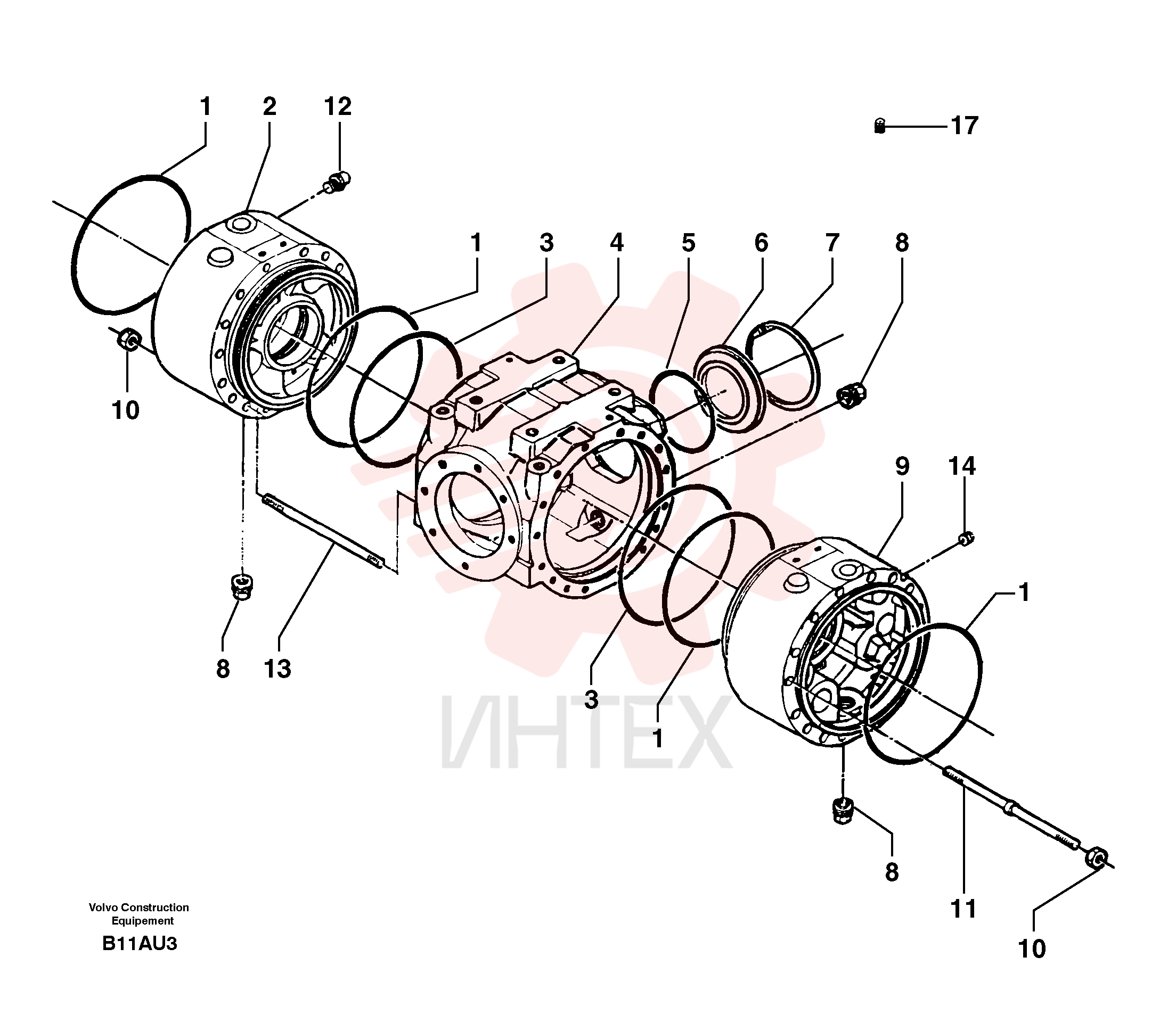 Кольцо уплотнительное (О-кольцо) PJ 7415014 (5)
