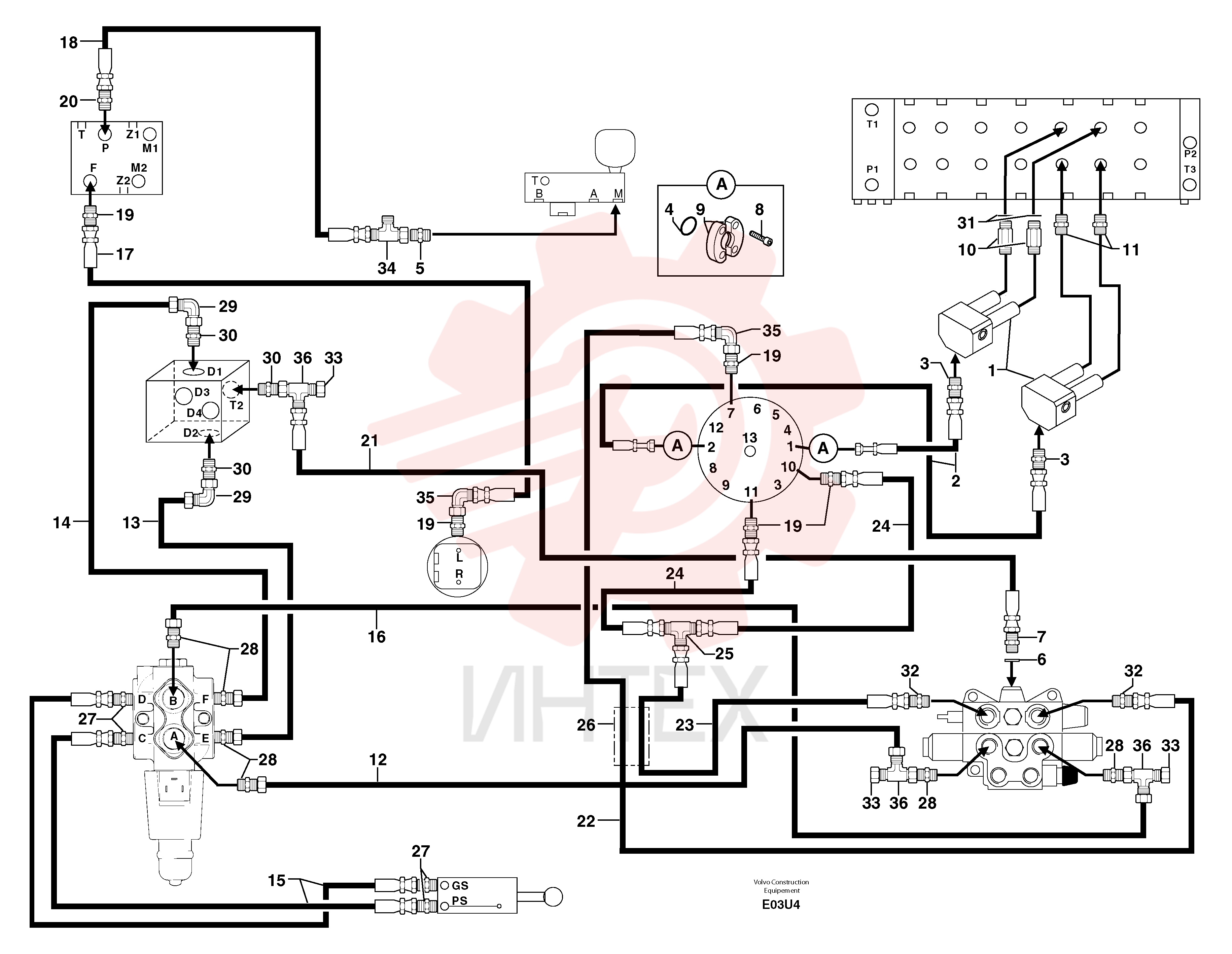 Корпус клапана PJ 4770669 (2)