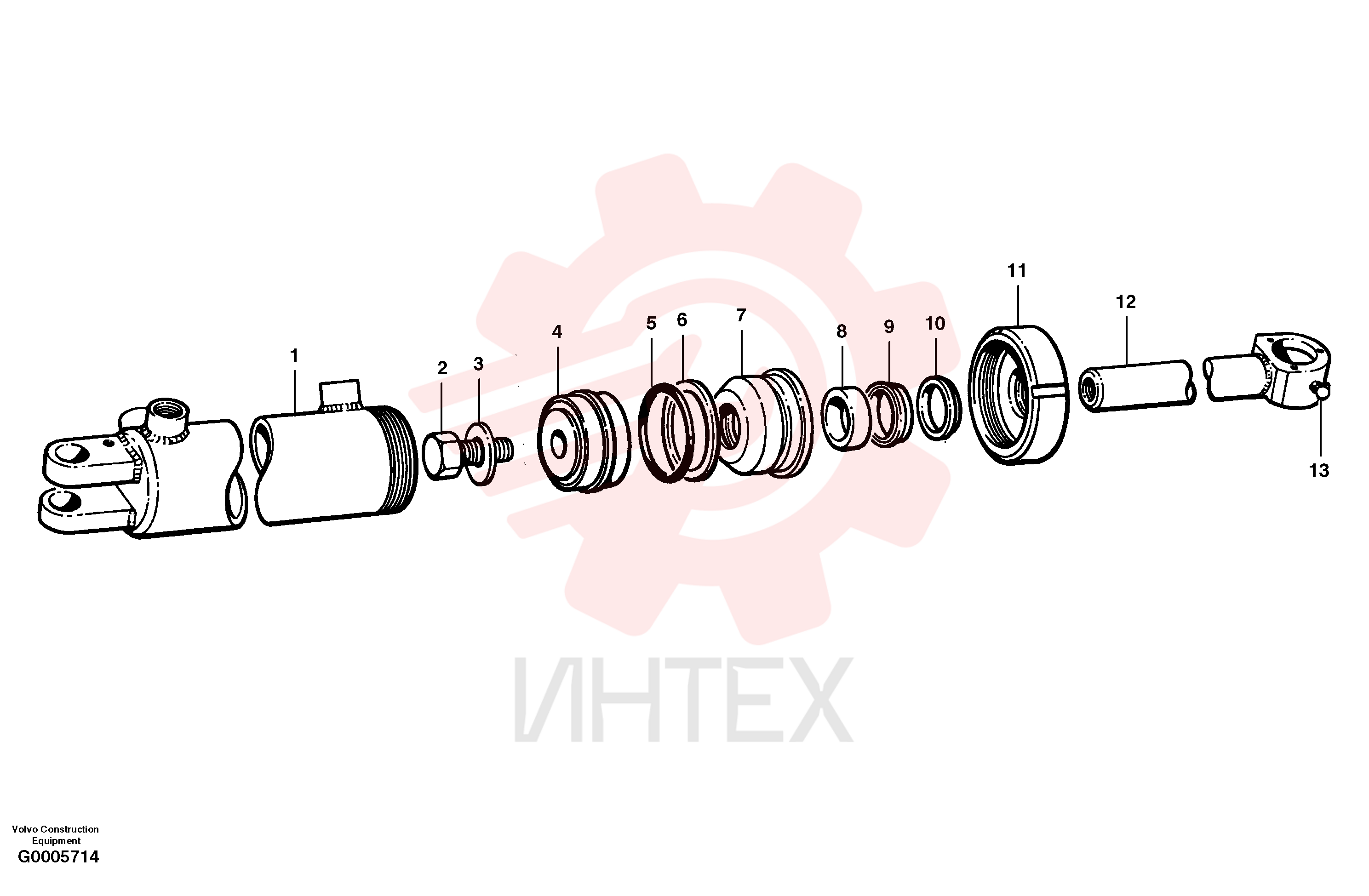 Гидроцилиндр VOE 12724657 (4)