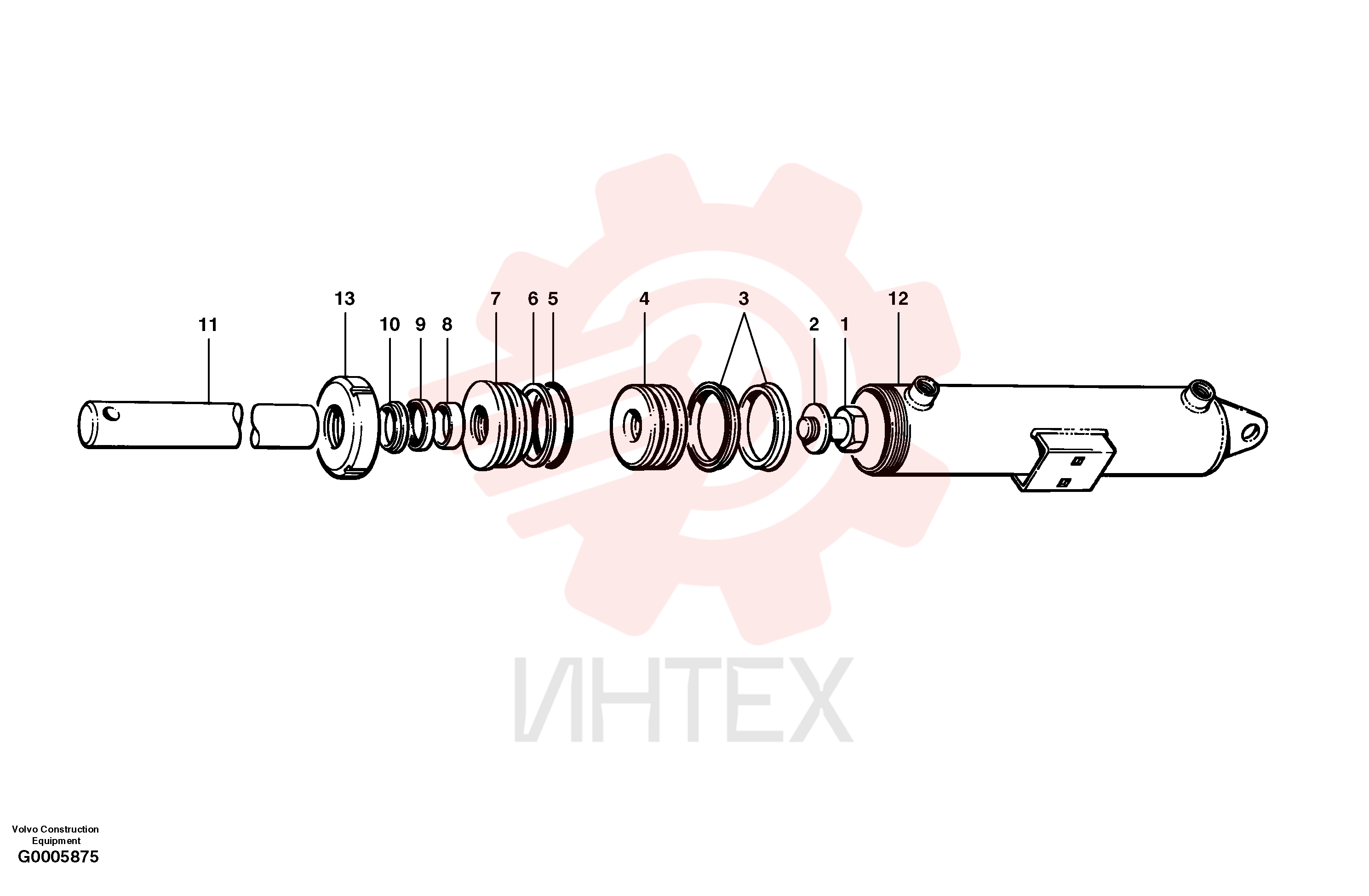 Гидроцилиндр VOE 12724663 (4)