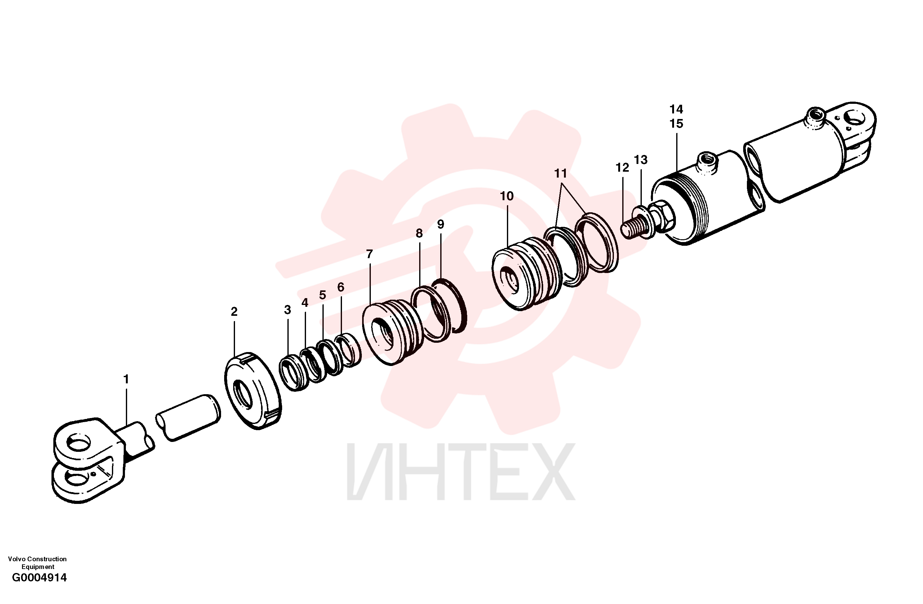 Гидроцилиндр CH 89003 (7)