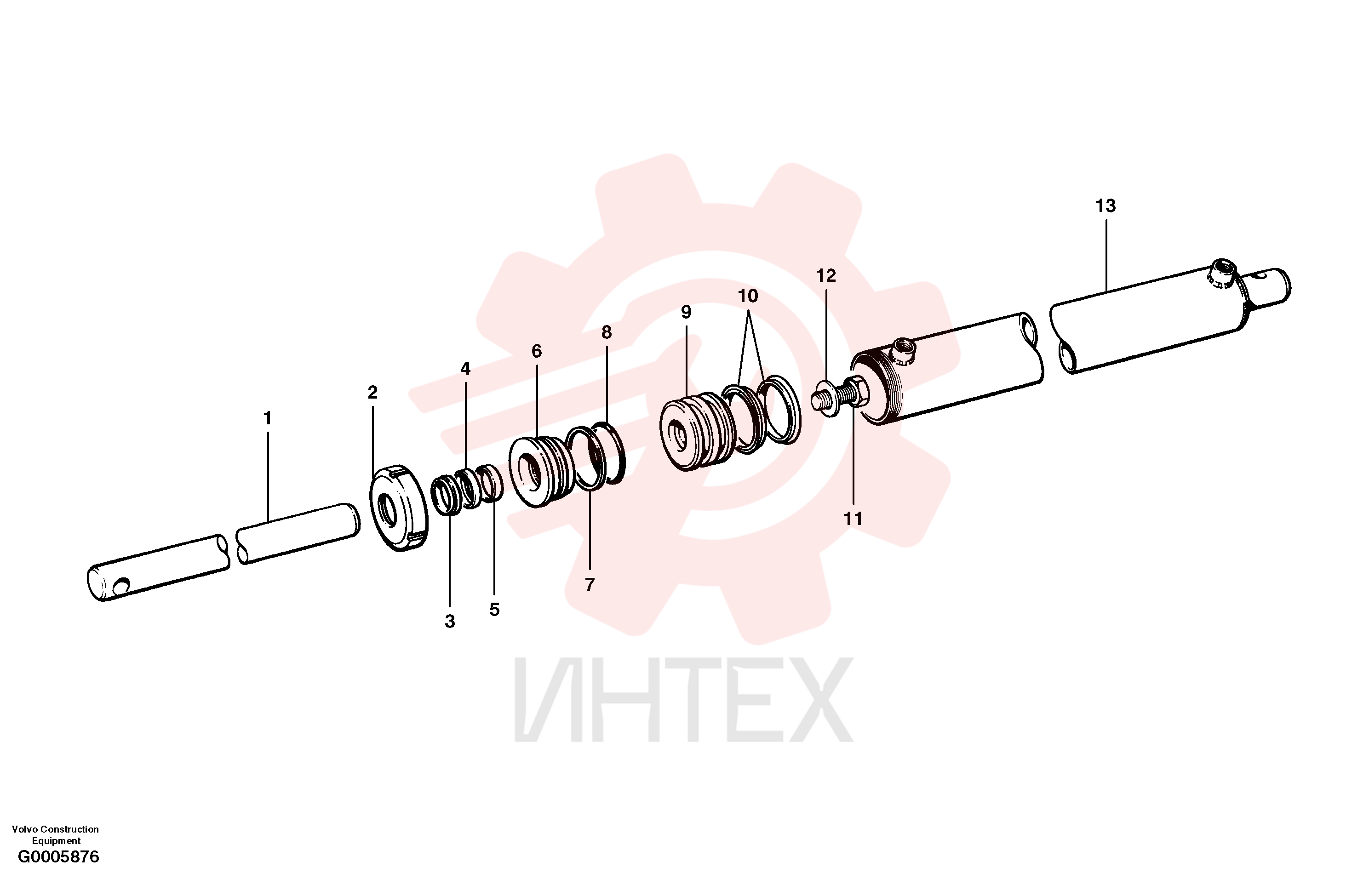 Гидроцилиндр VOE 12724681 (10)