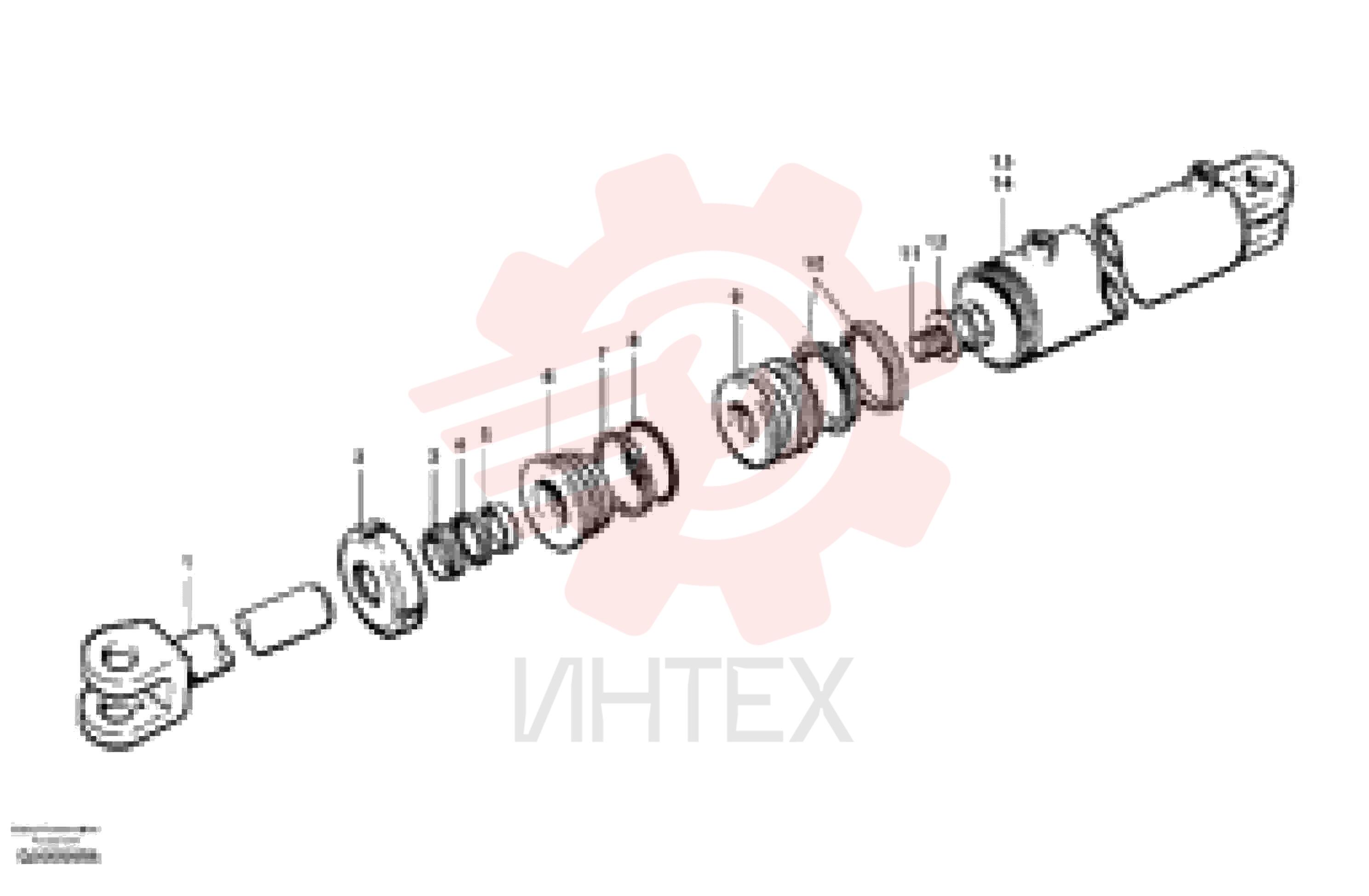 Гидроцилиндр VOE 12724753 (13)