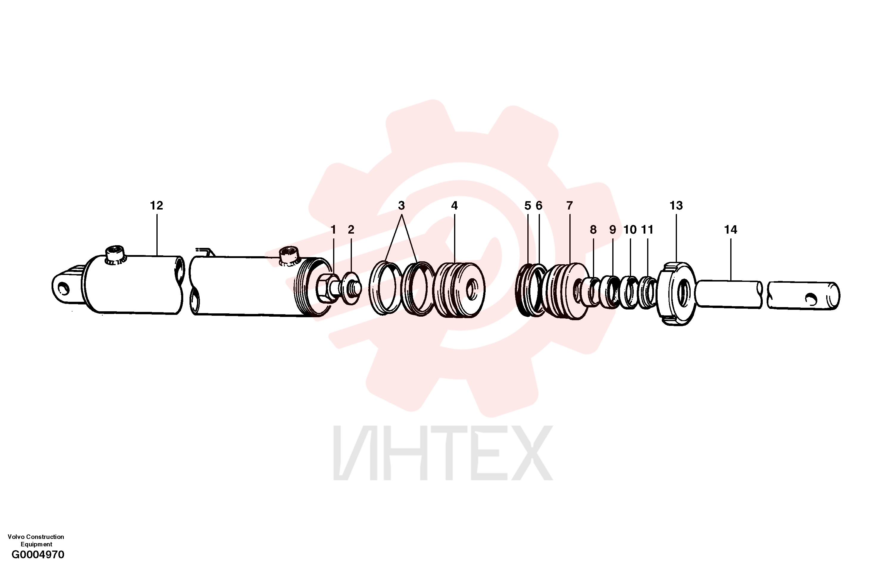 Ремкомплект VOE 12724303 (64)