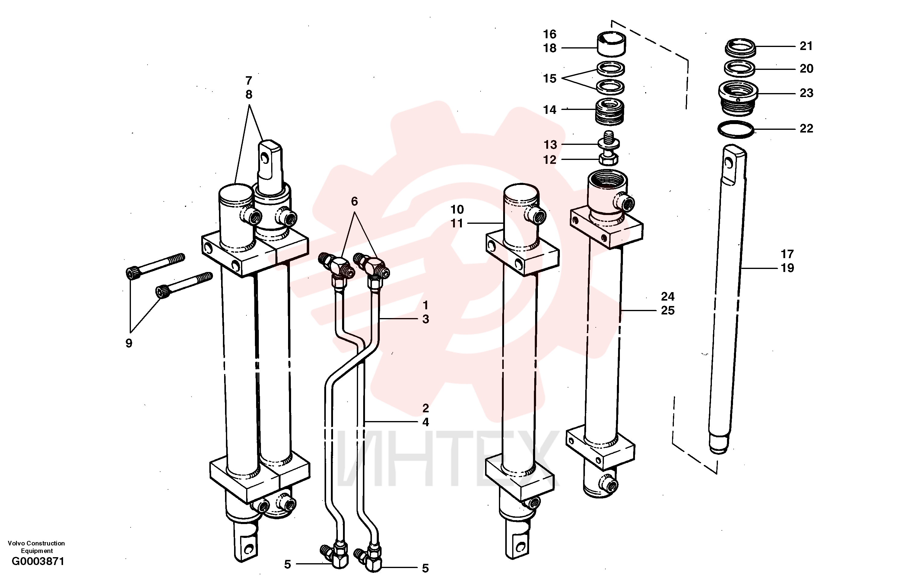 Ремкомплект VOE 12724309 (4)