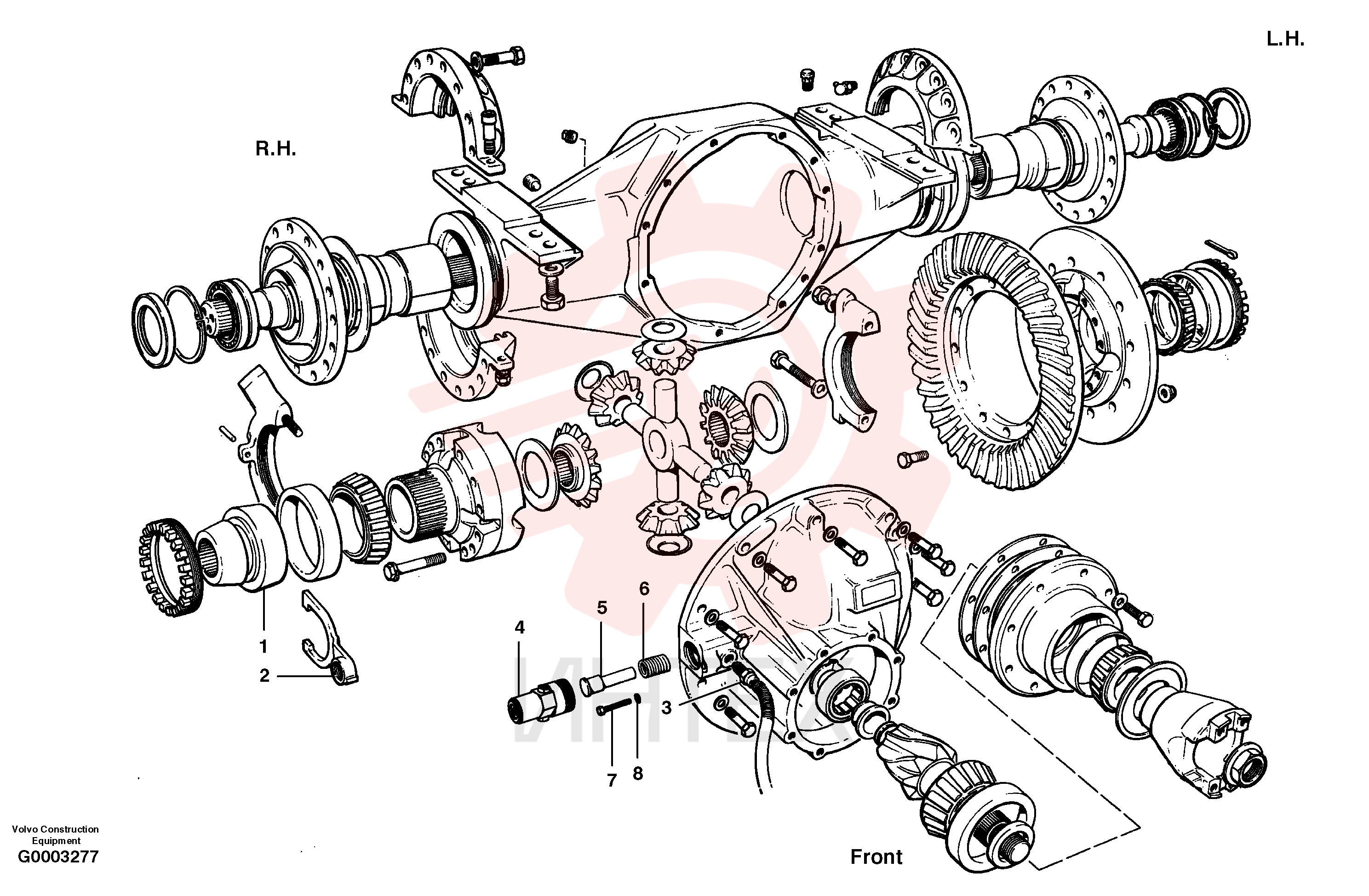 Sealing kit CH 76280 (8)