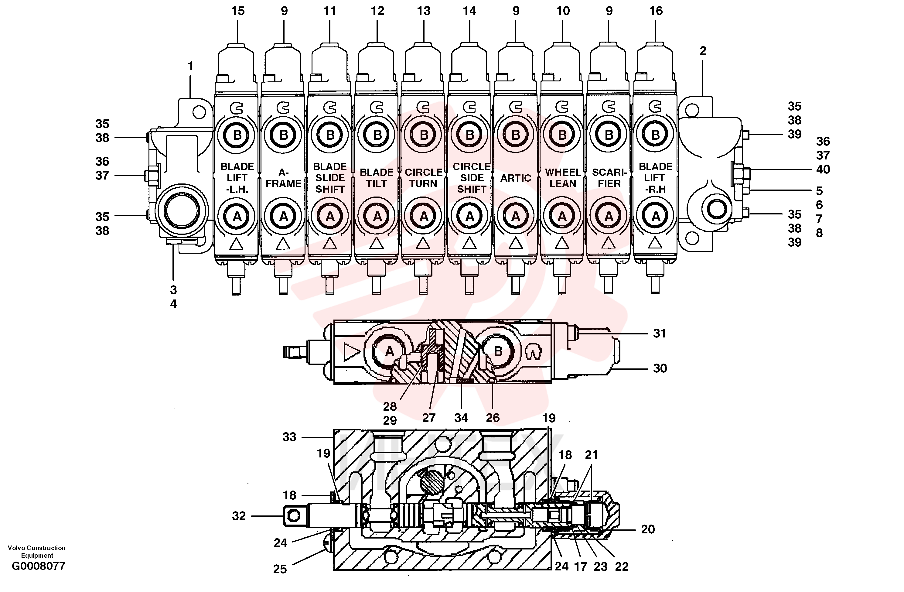 Sealing kit CH 63393 (24)