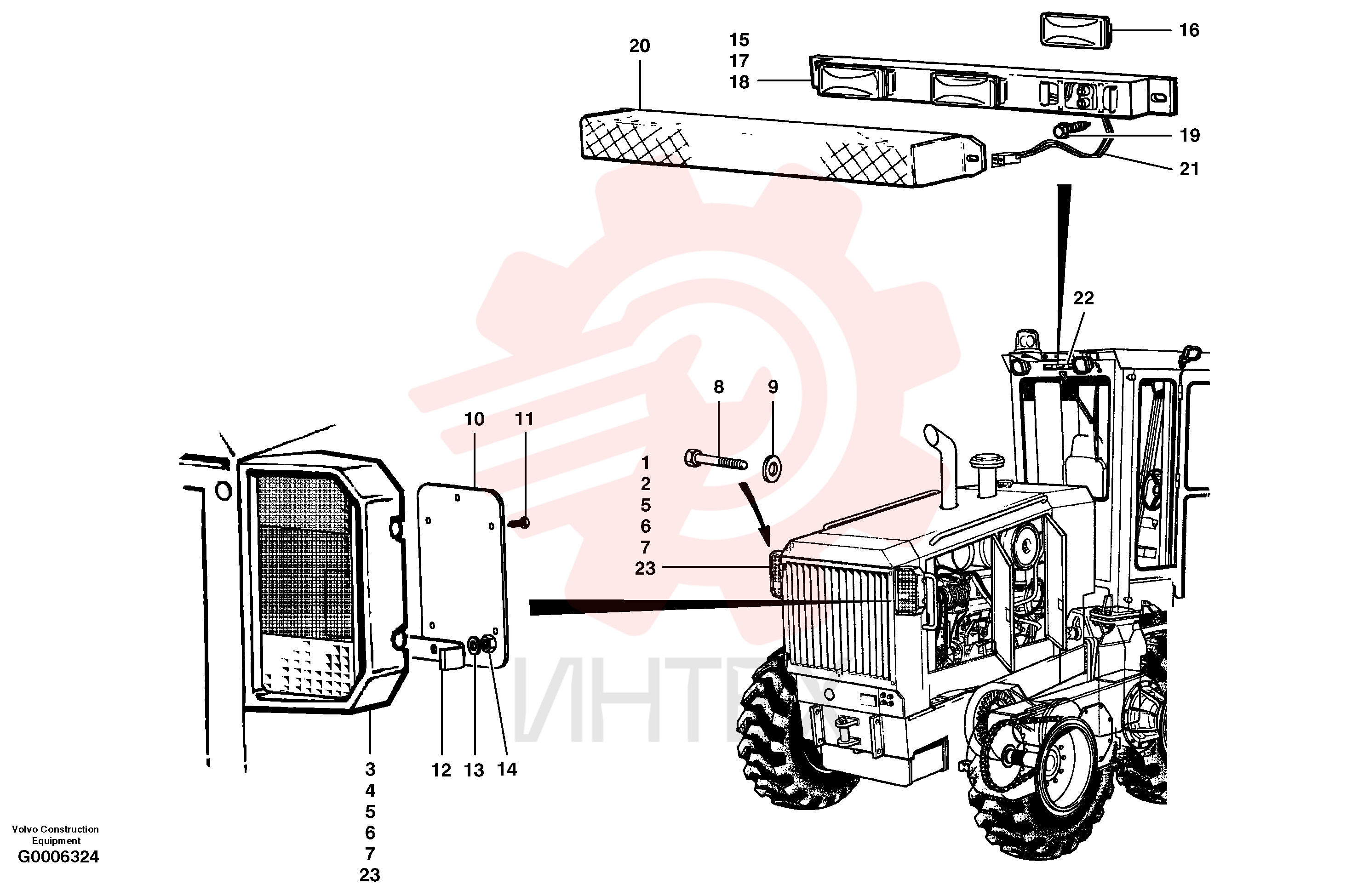 Tail lamp VOE 12727445 (19)