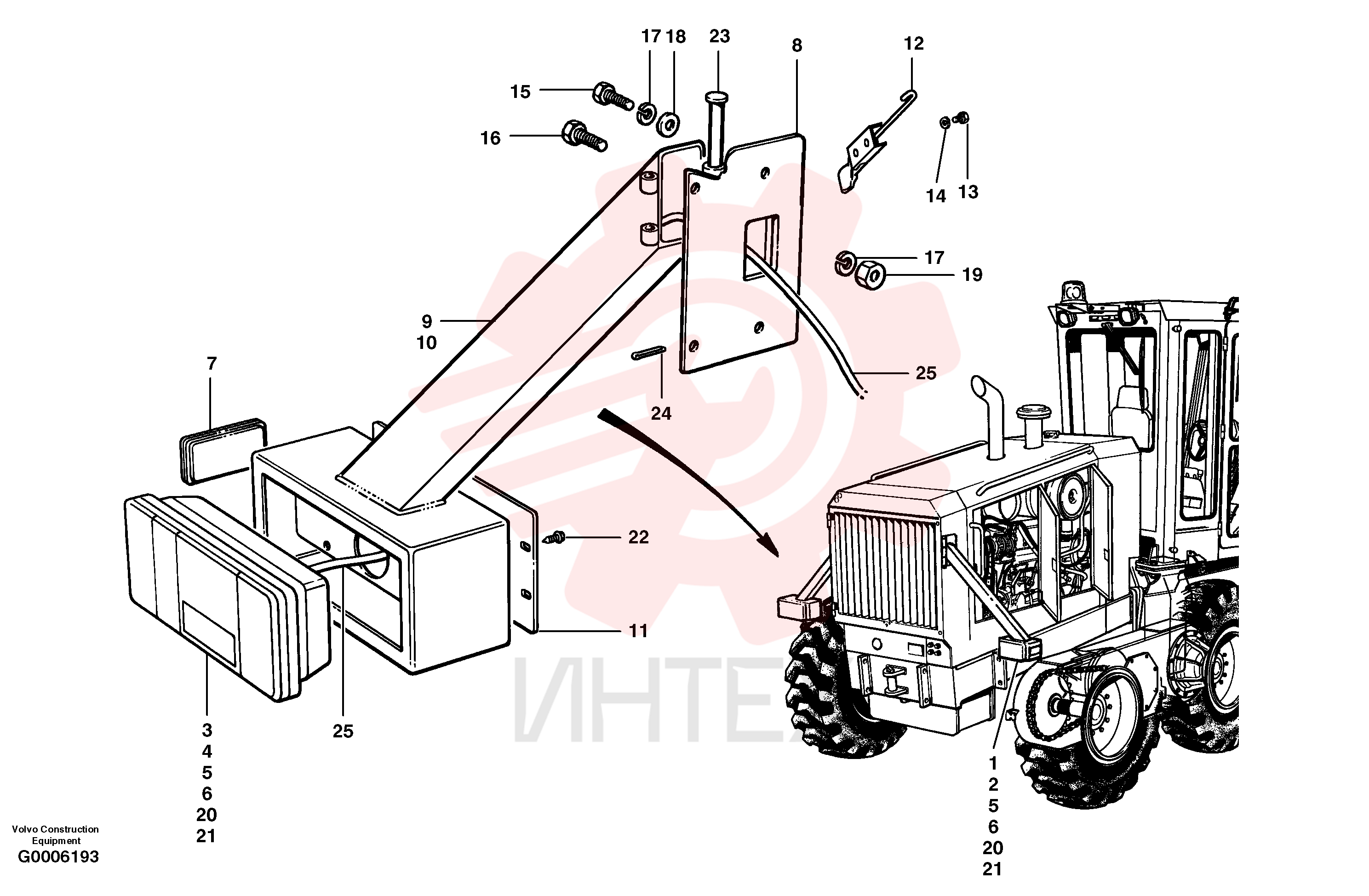 Tail lamp CH 68888 (2)