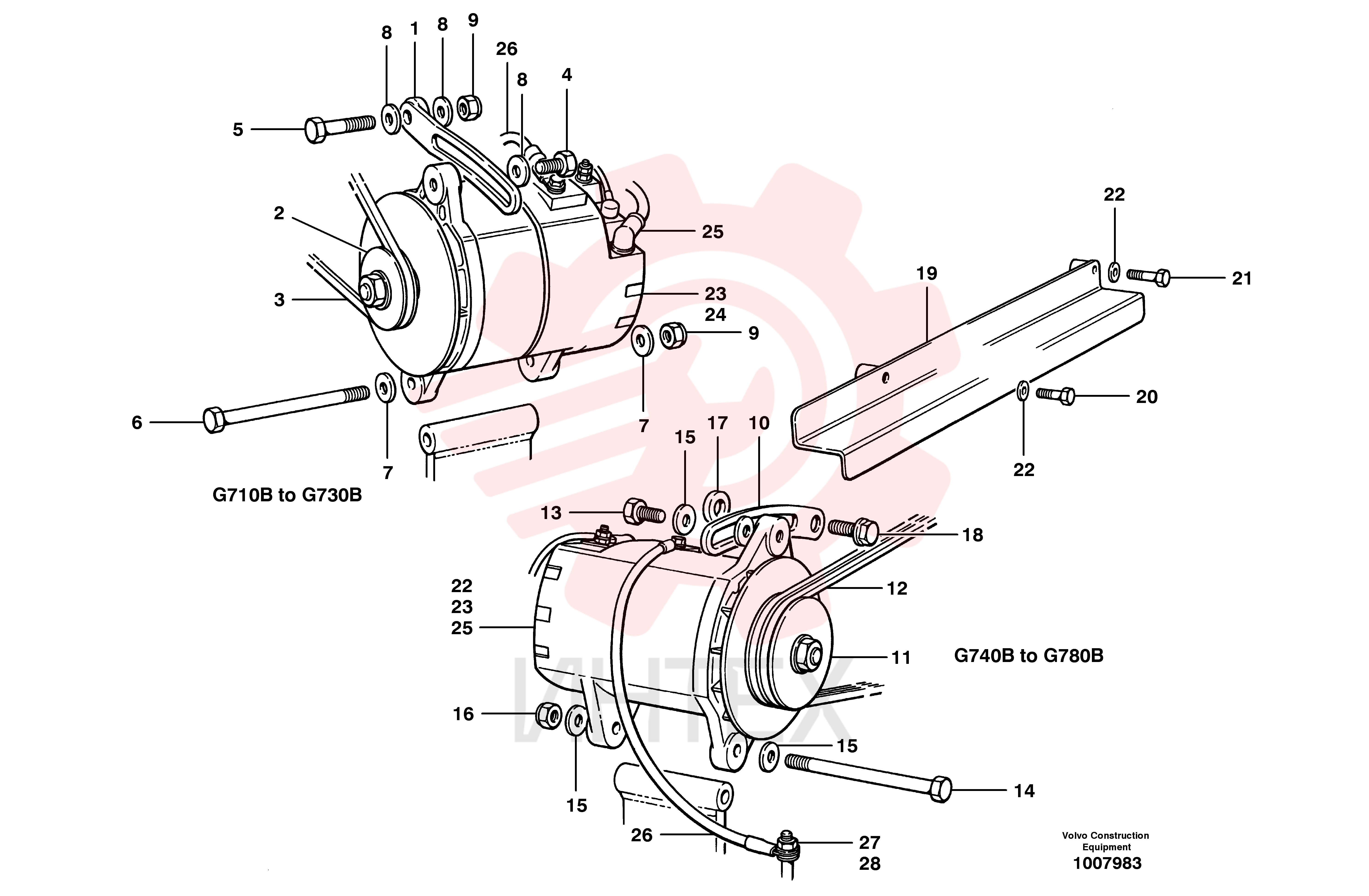 Adjusting plate