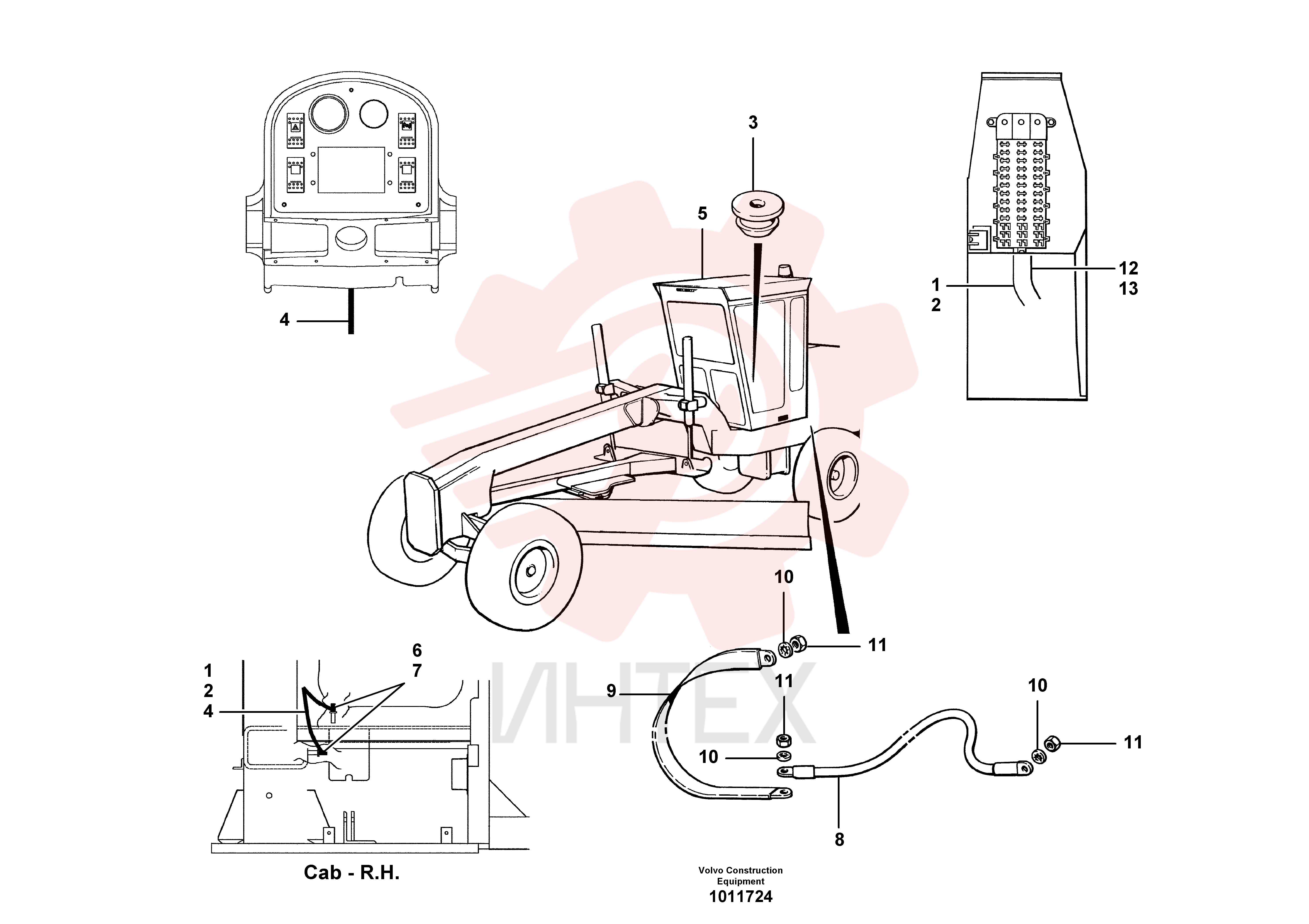 Cable harness VOE 12732745 (7)