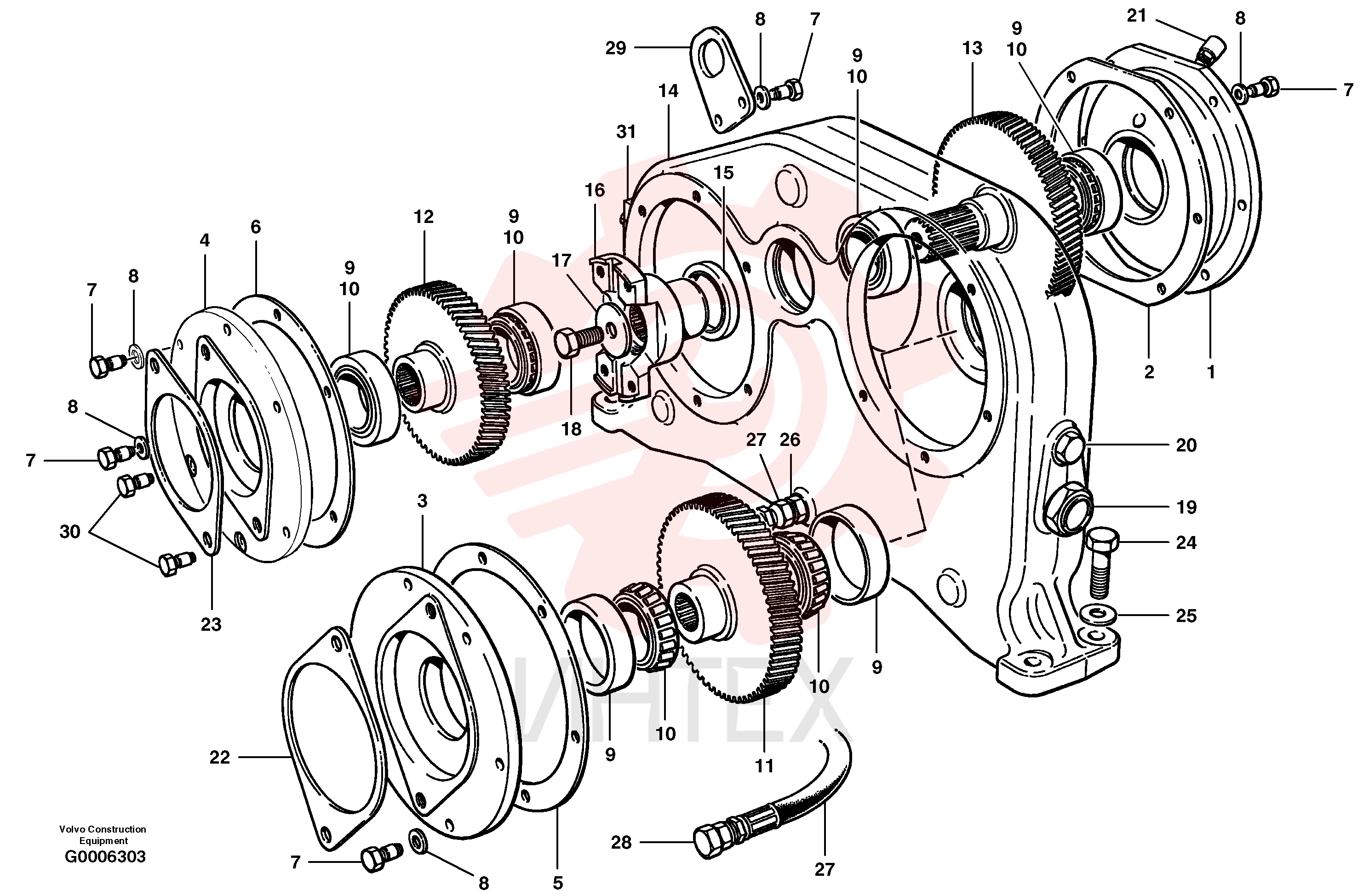 Drive unit VOE 12727448 (5)