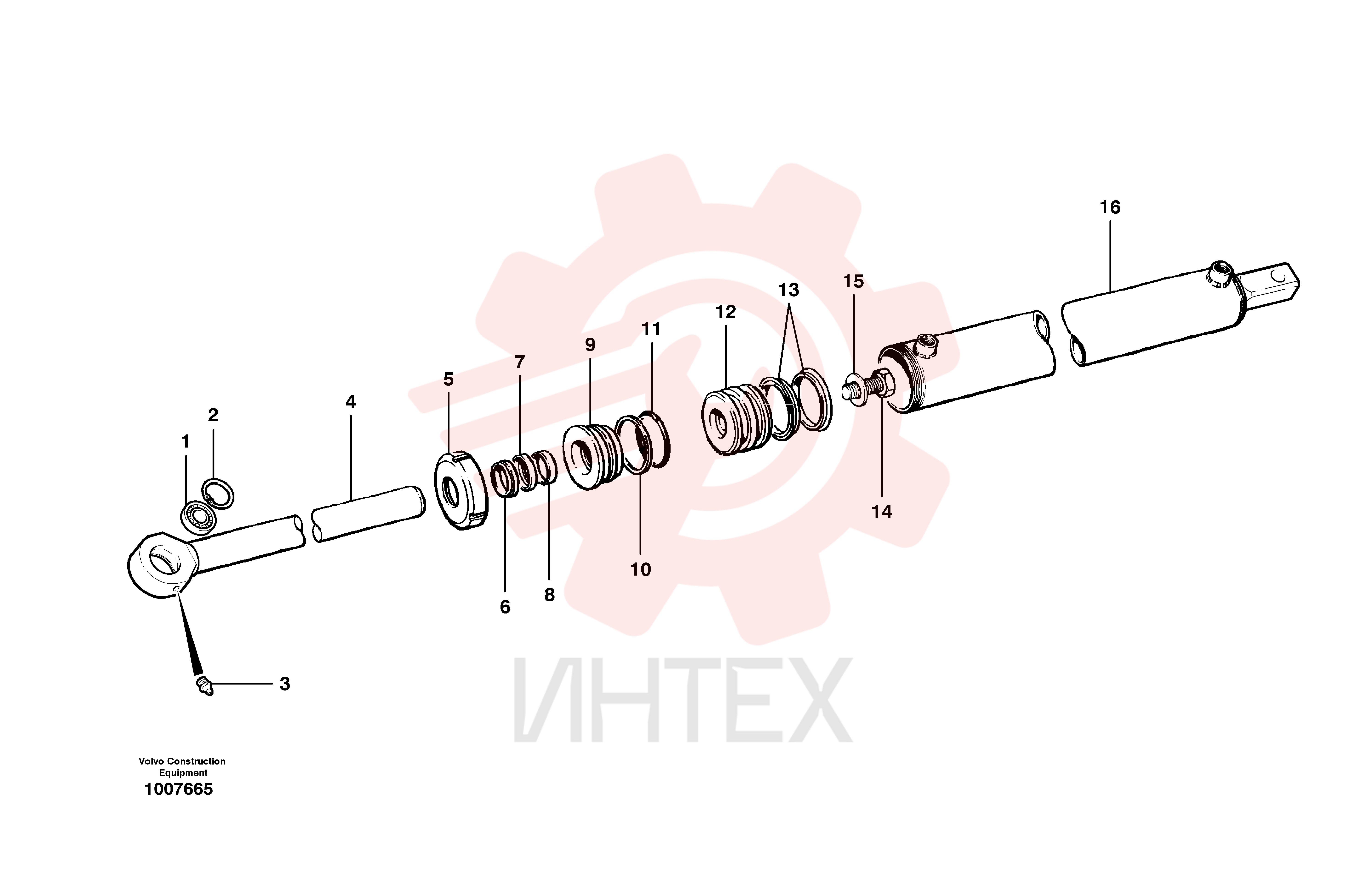 Гидроцилиндр VOE 12731767 (5)
