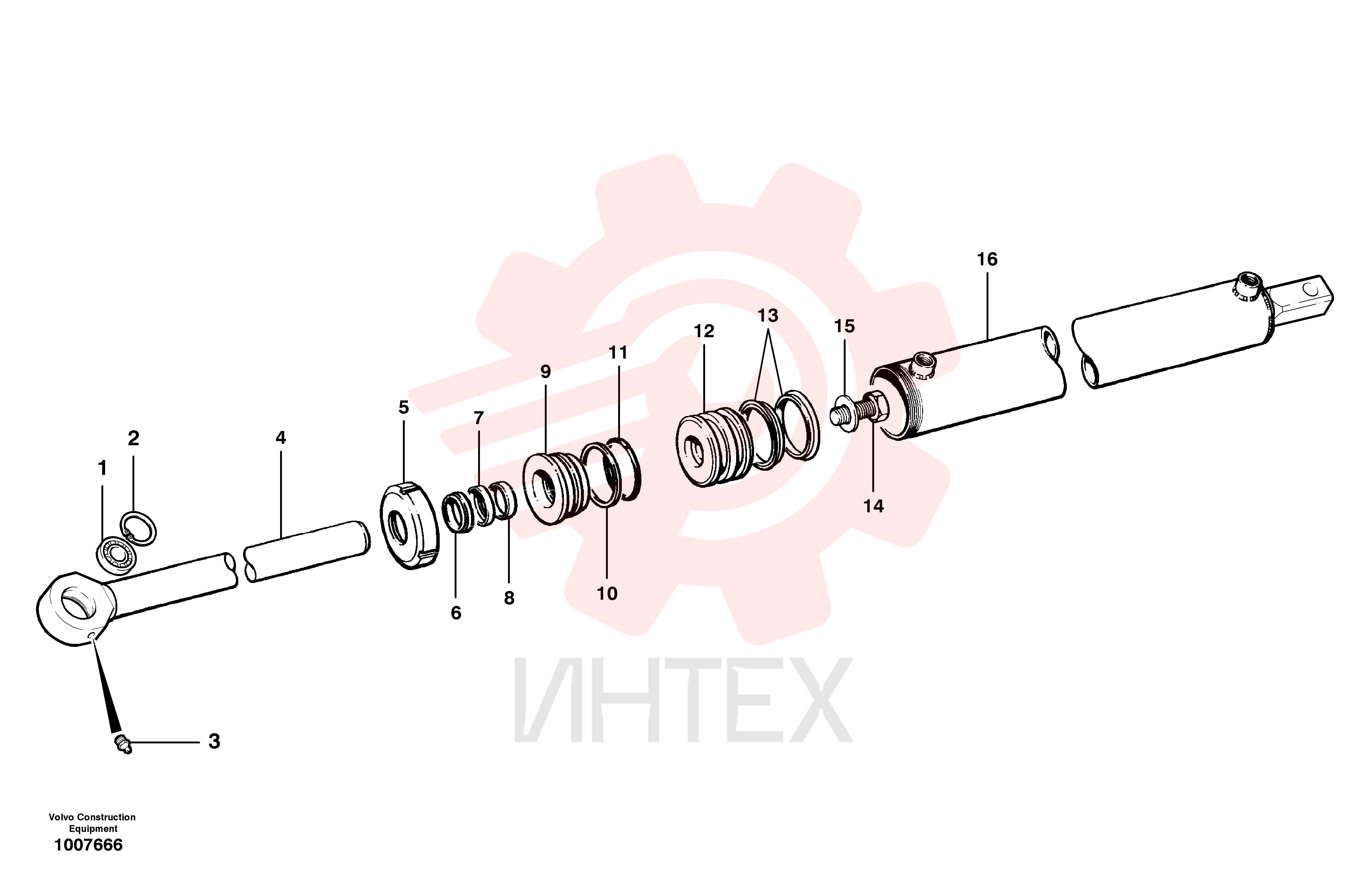 Гидроцилиндр VOE 12731323 (5)