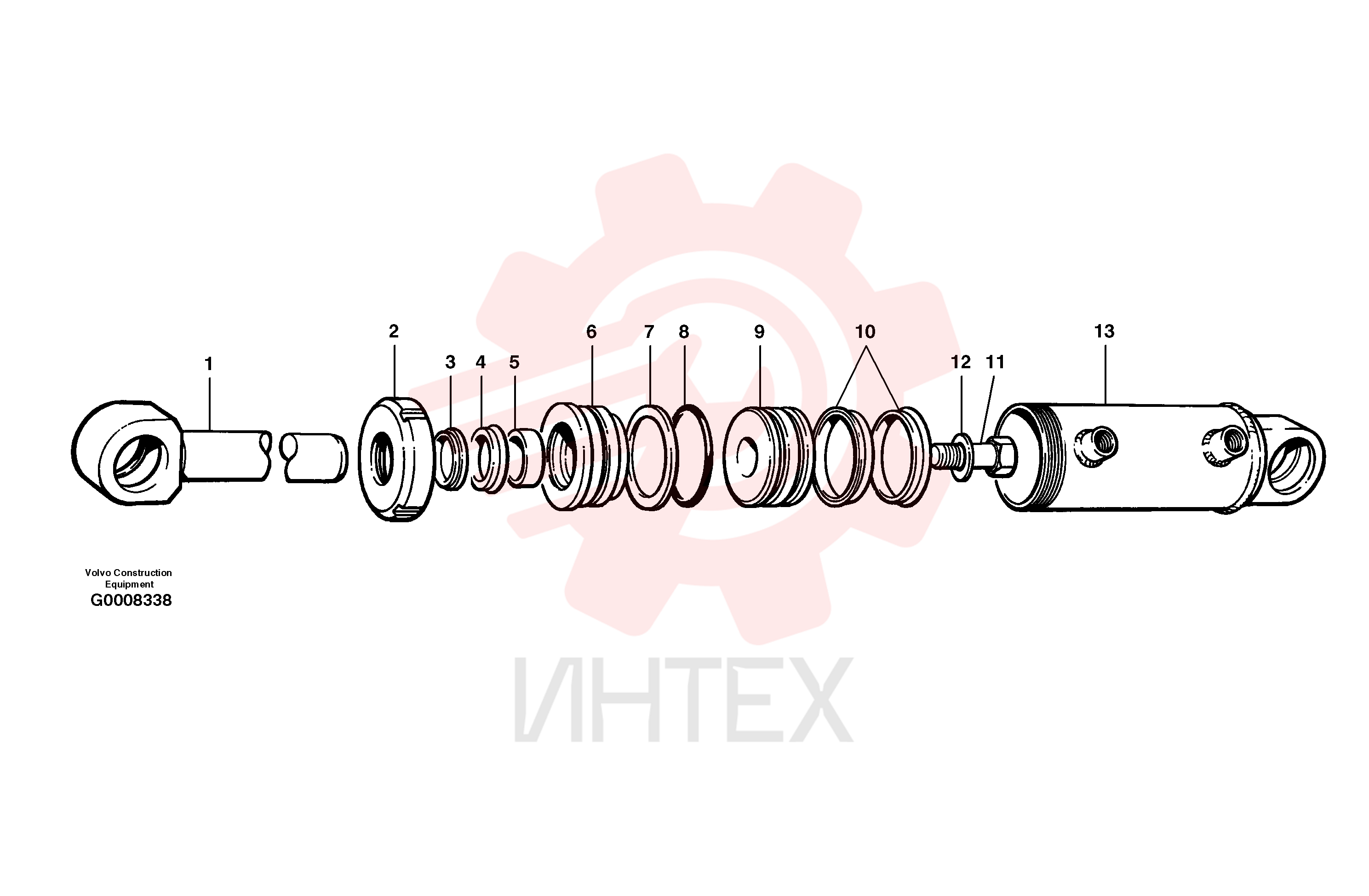 Гидроцилиндр VOE 12724749 (6)