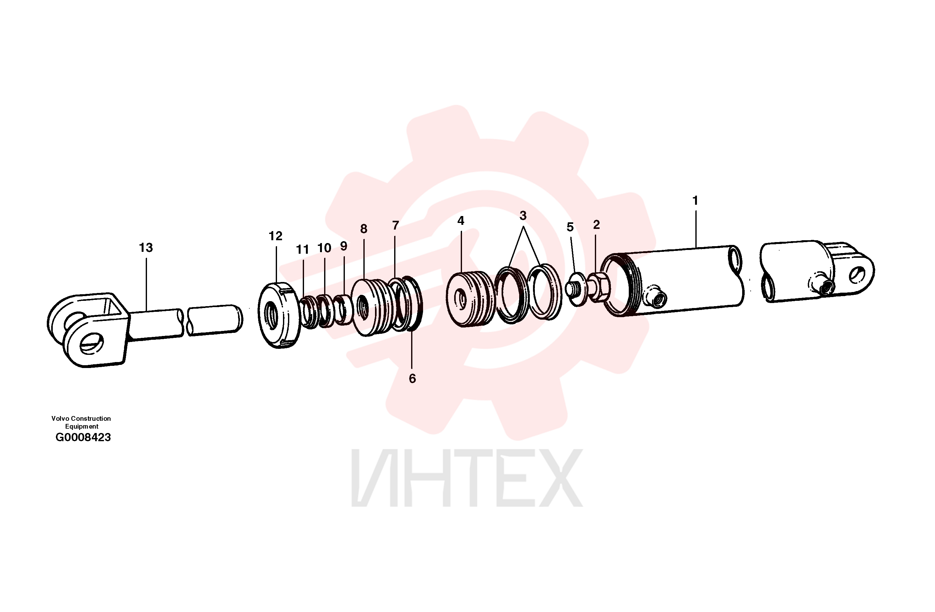 Гидроцилиндр VOE 12724766 (2)