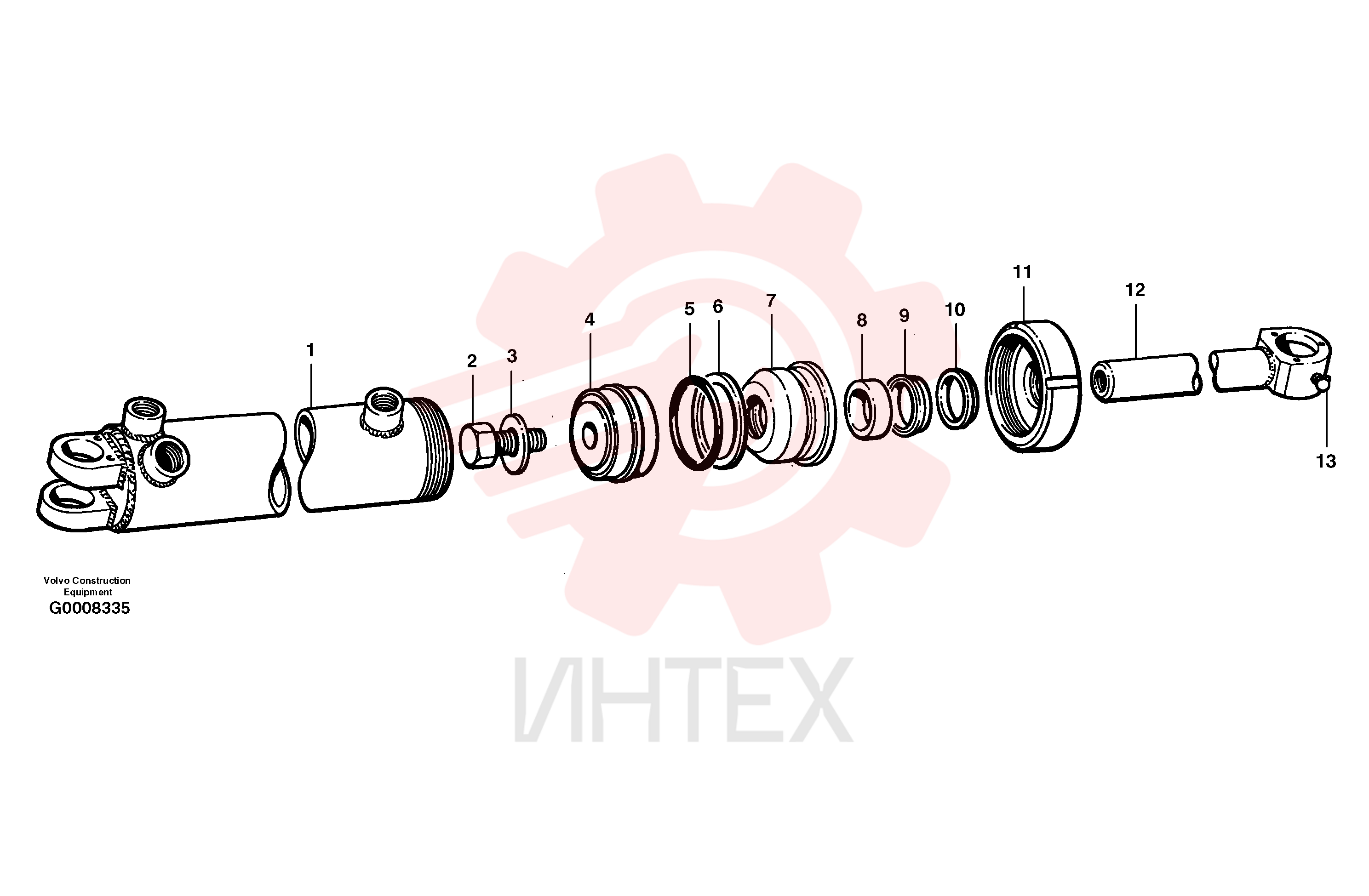 Гидроцилиндр VOE 12724618 (3)