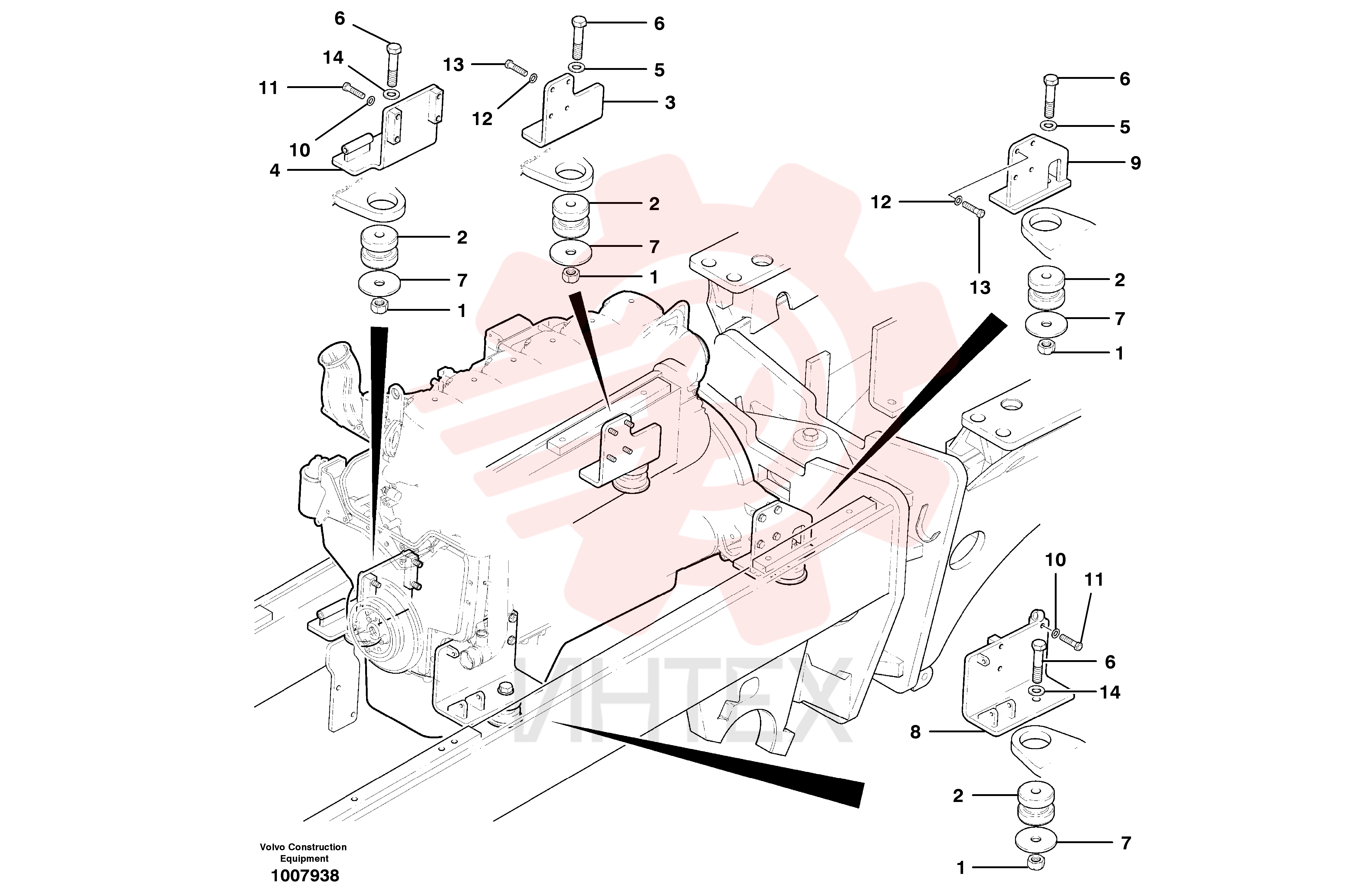 Hexagon Nut VOE 12734155 (6)