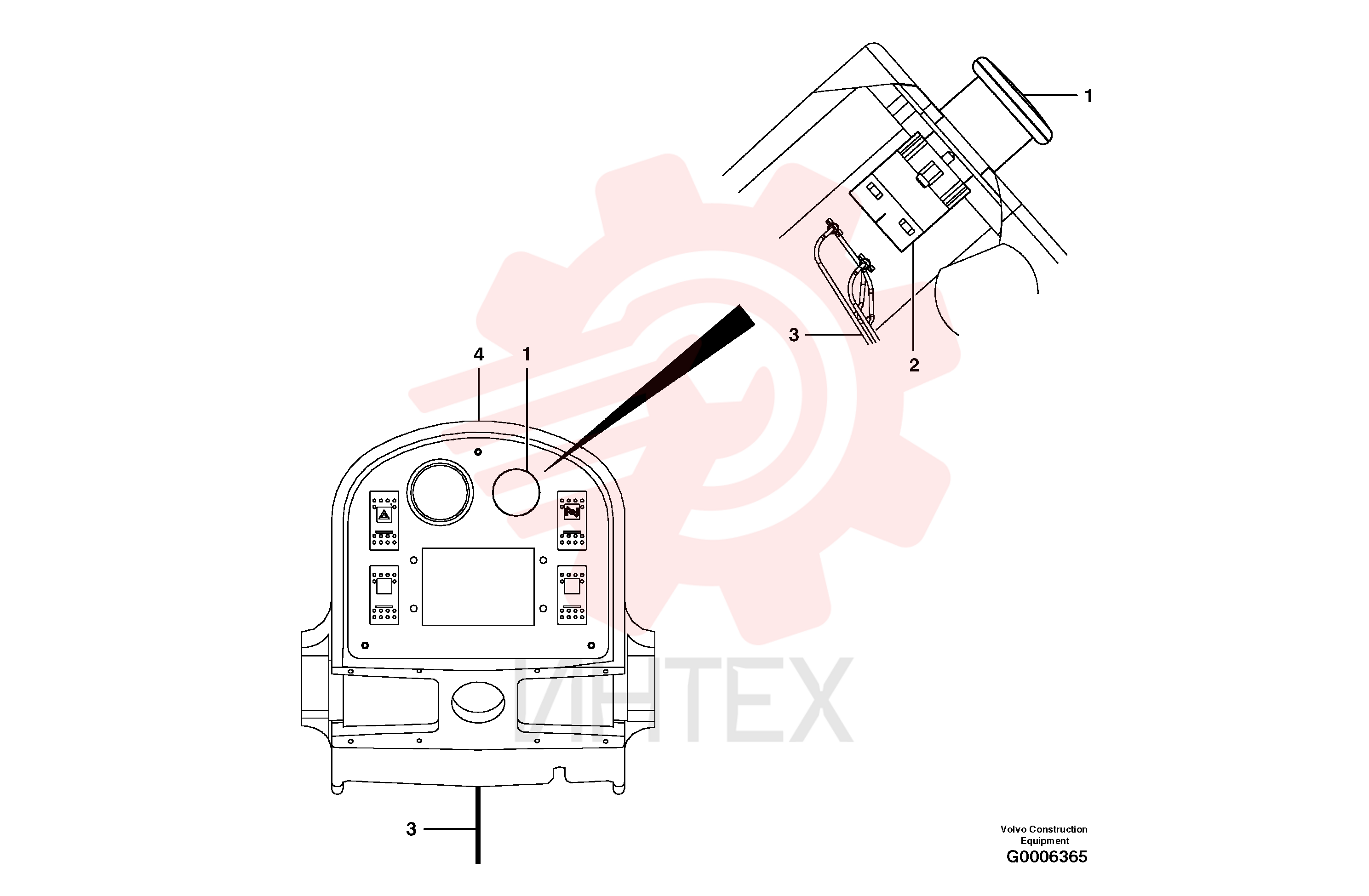 Knob VOE 12727127 (2)