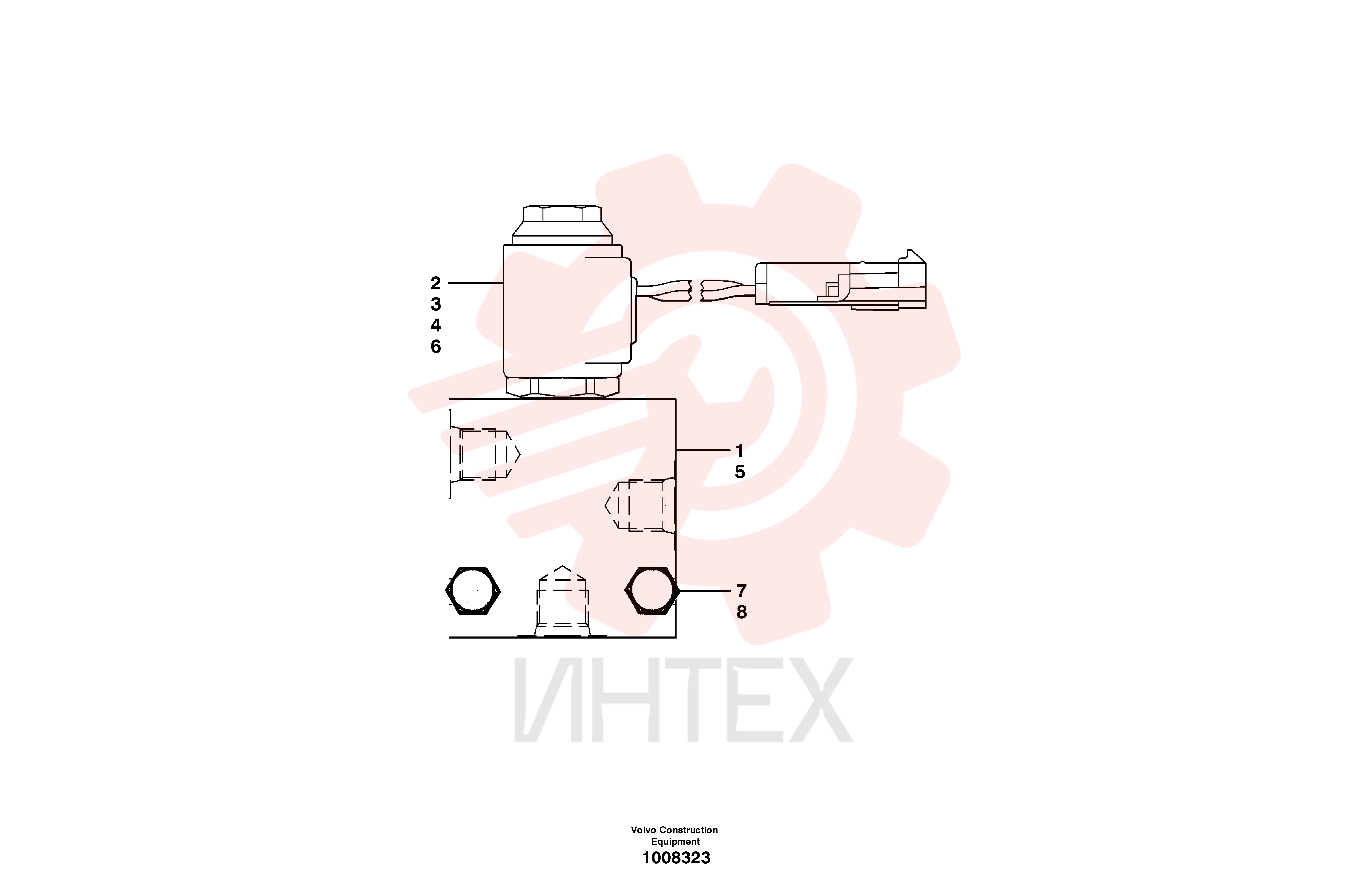 Комплект колец уплотнительных VOE 12740617 (2)