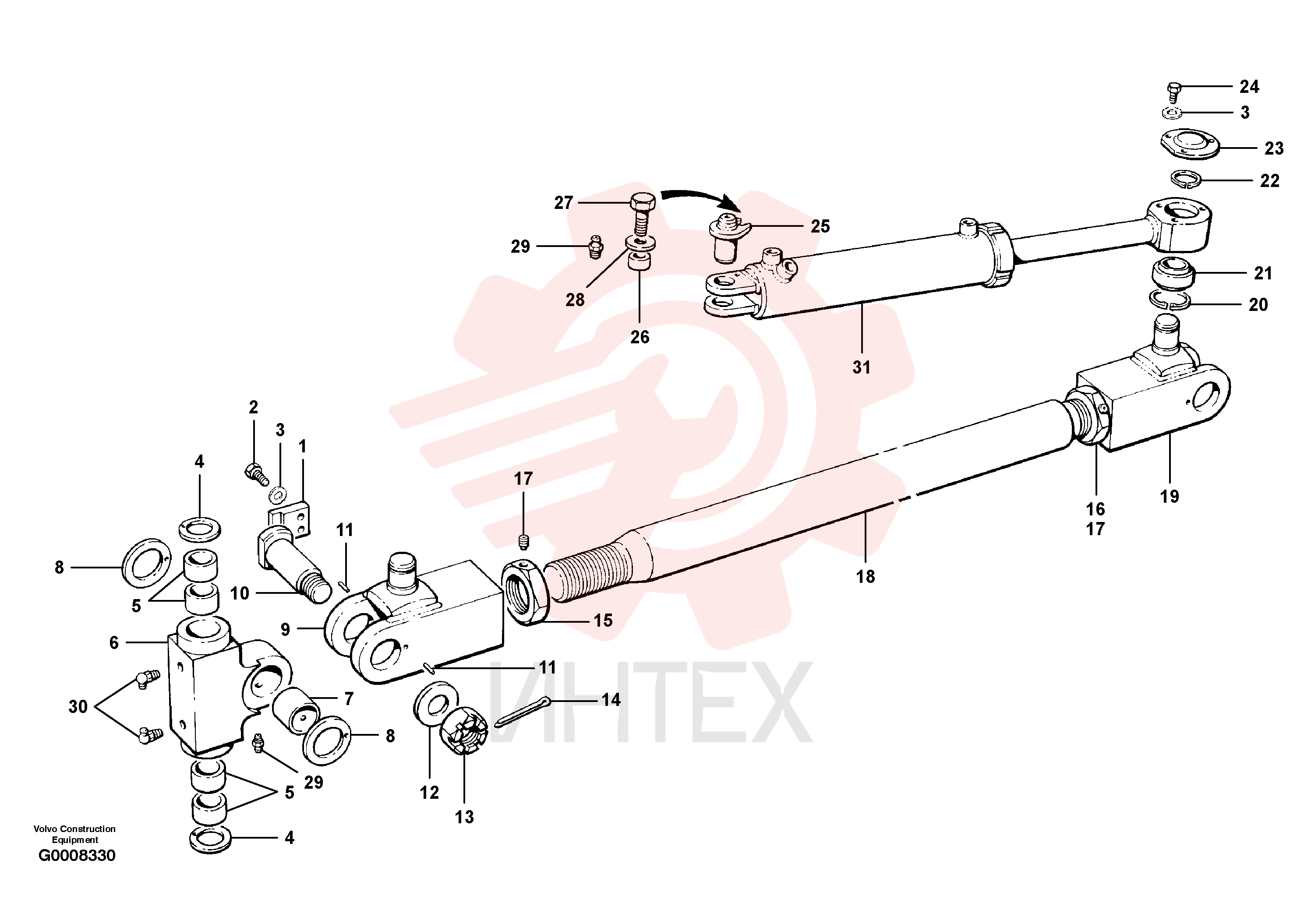 Nut set CH 62494 (3)