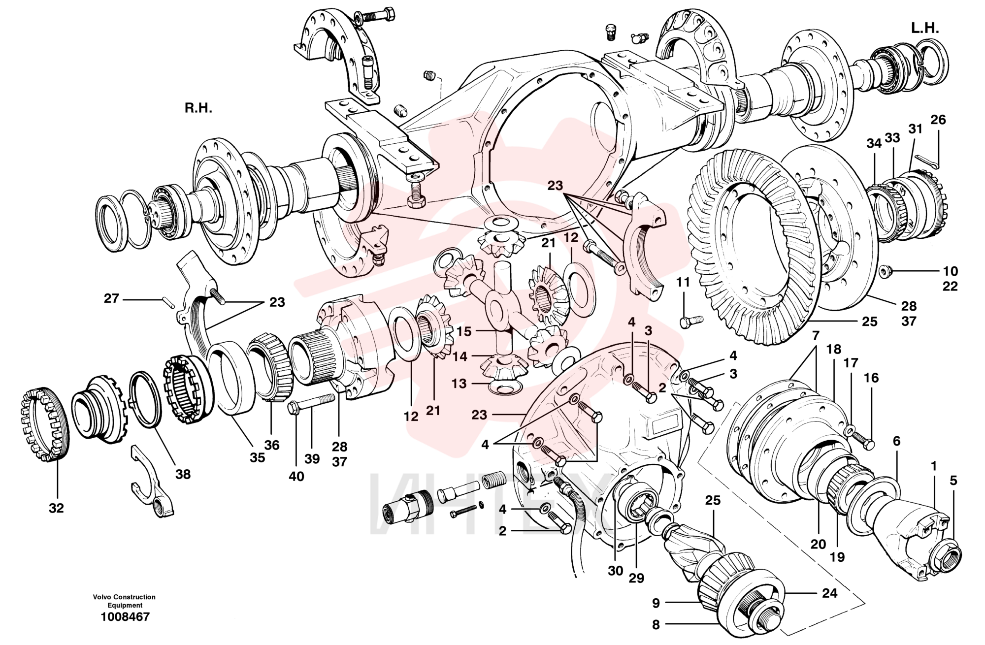 Overhaul Kit VOE 12738338 (13)