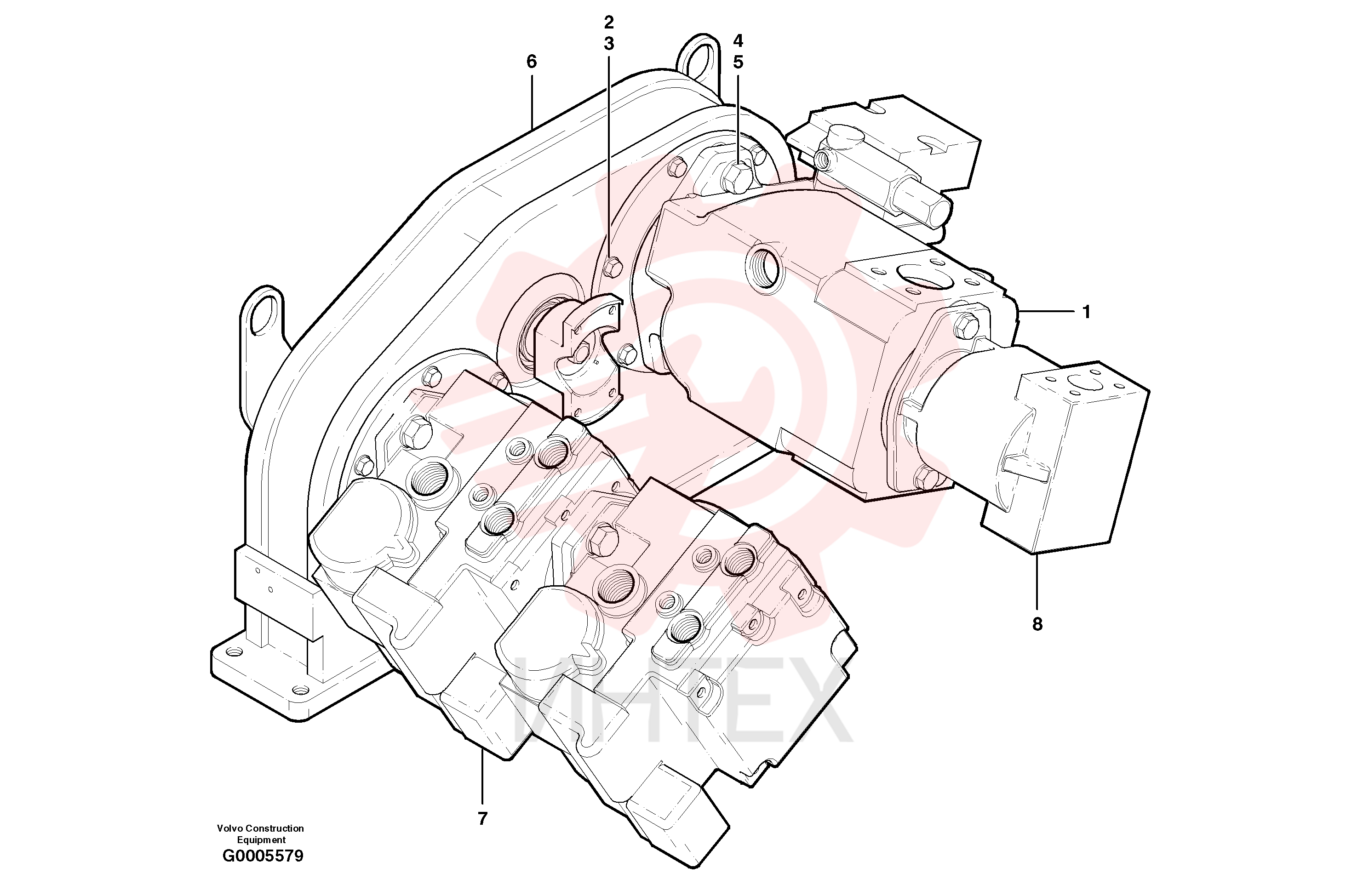 Sealing kit VOE 11704084 (3)