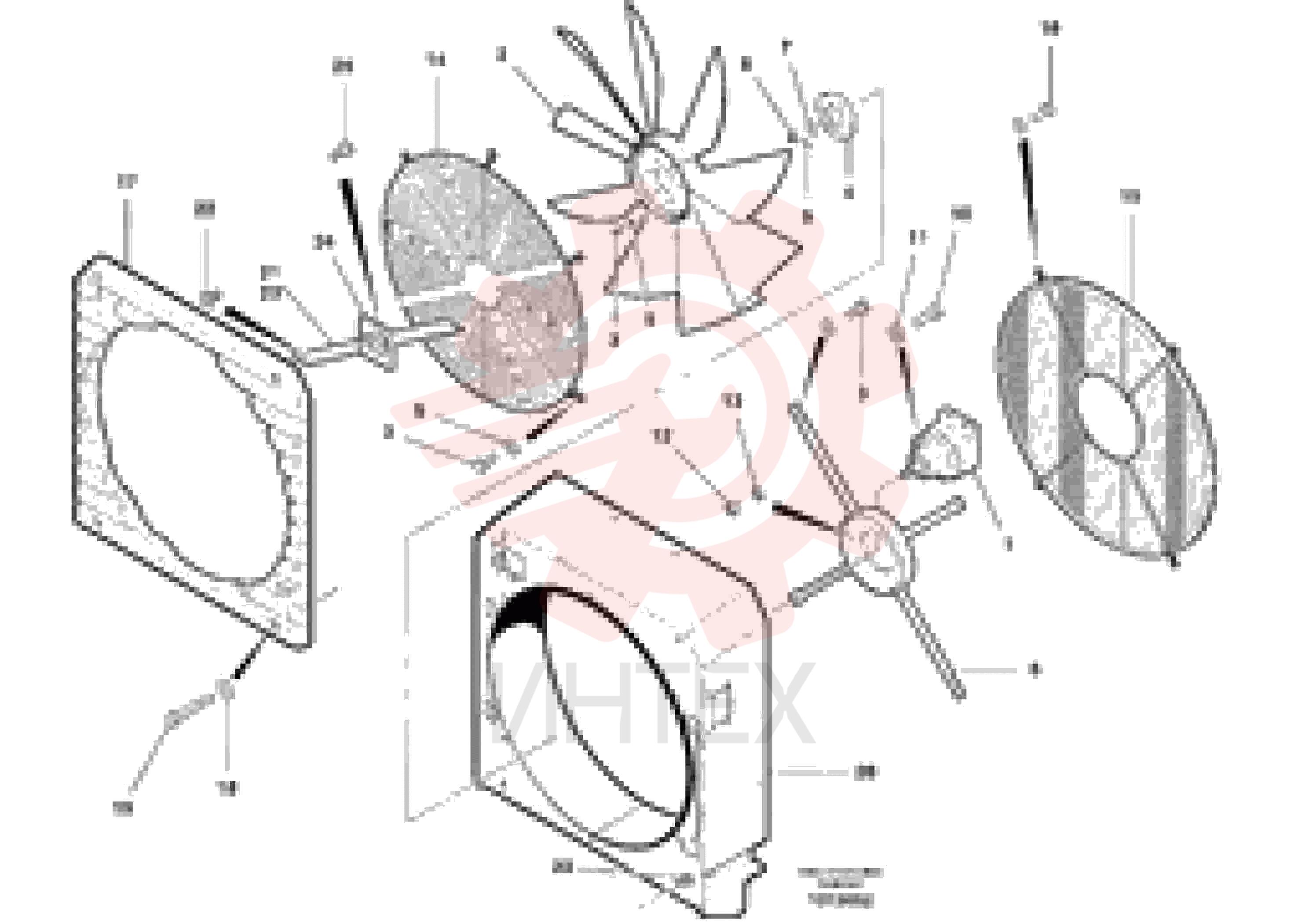 Sealing kit VOE 11704076 (10)
