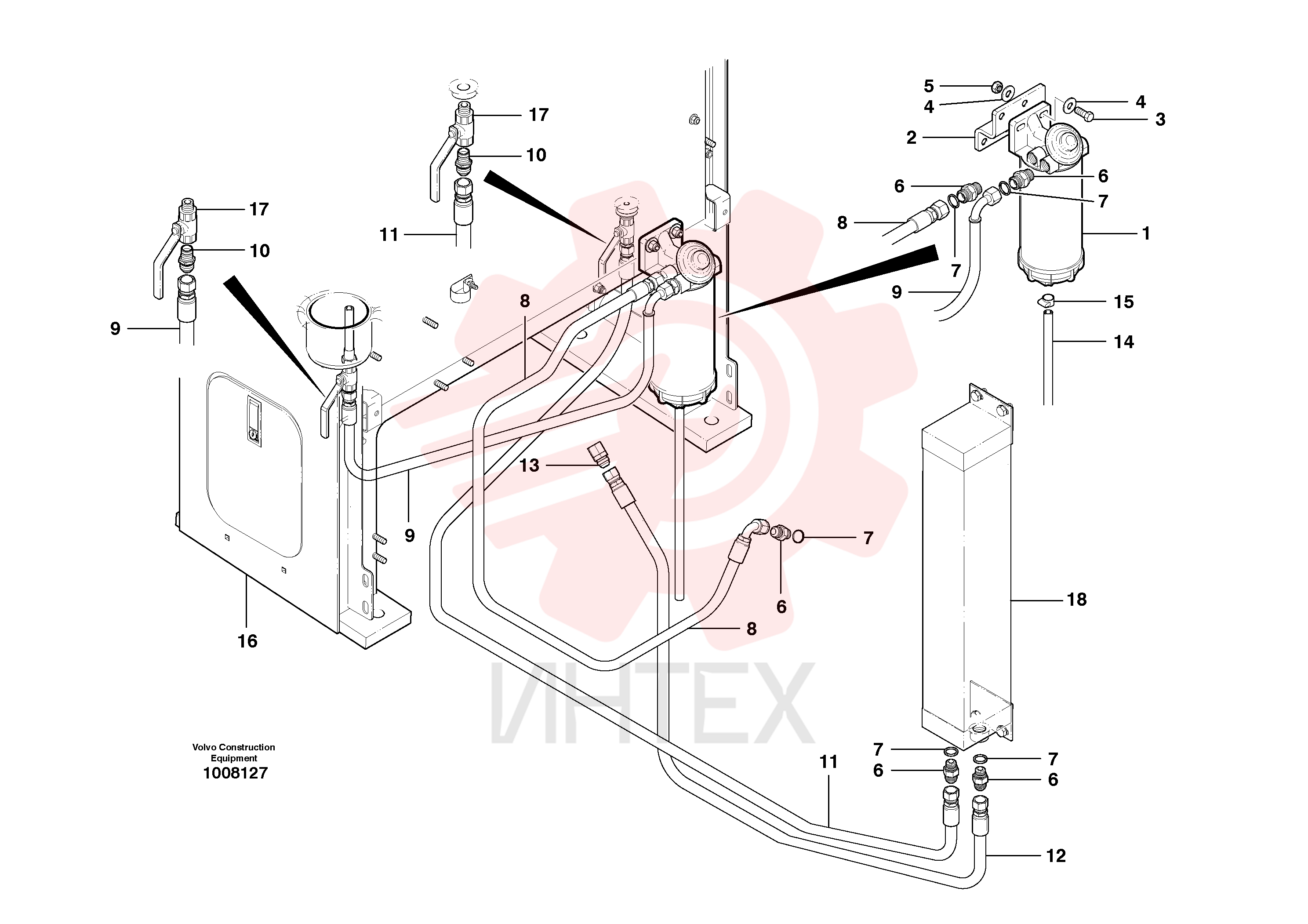 Сепаратор влагоотделителя VOE 11110471 (4)