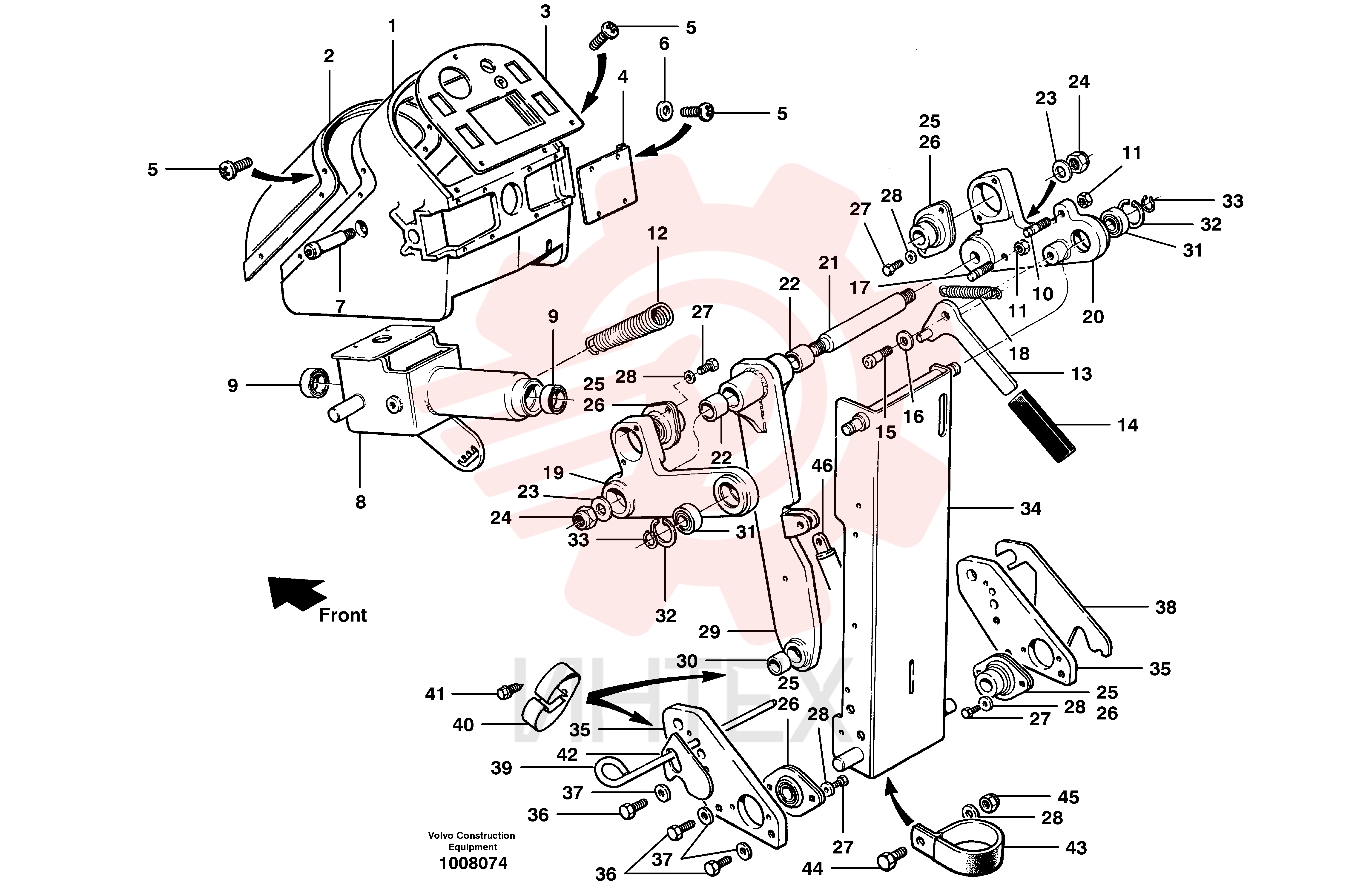 Steering wheel support VOE 12723374 (11)