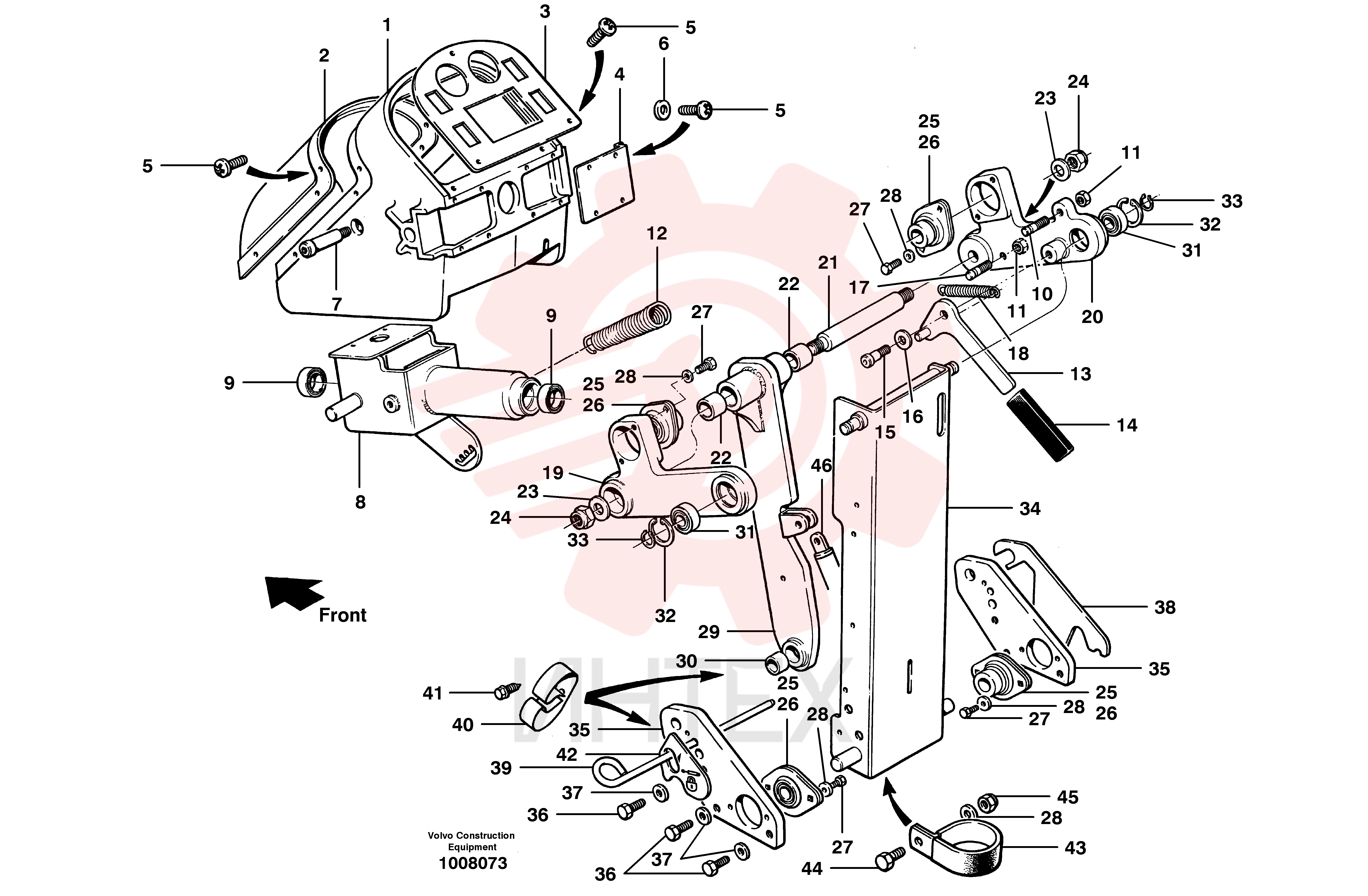 Steering wheel support VOE 12723374 (9)
