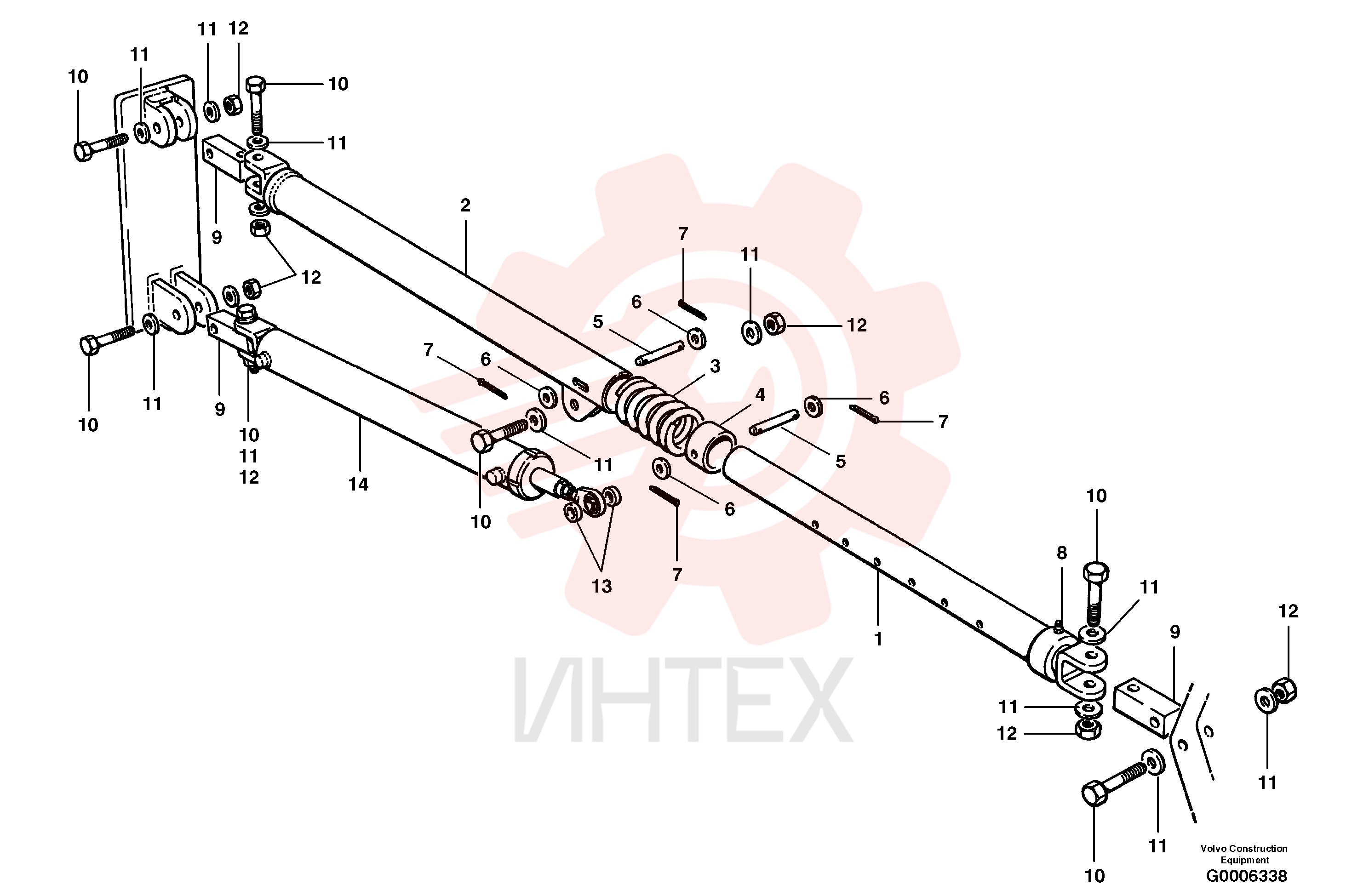 Support arm VOE 12727193 (4)