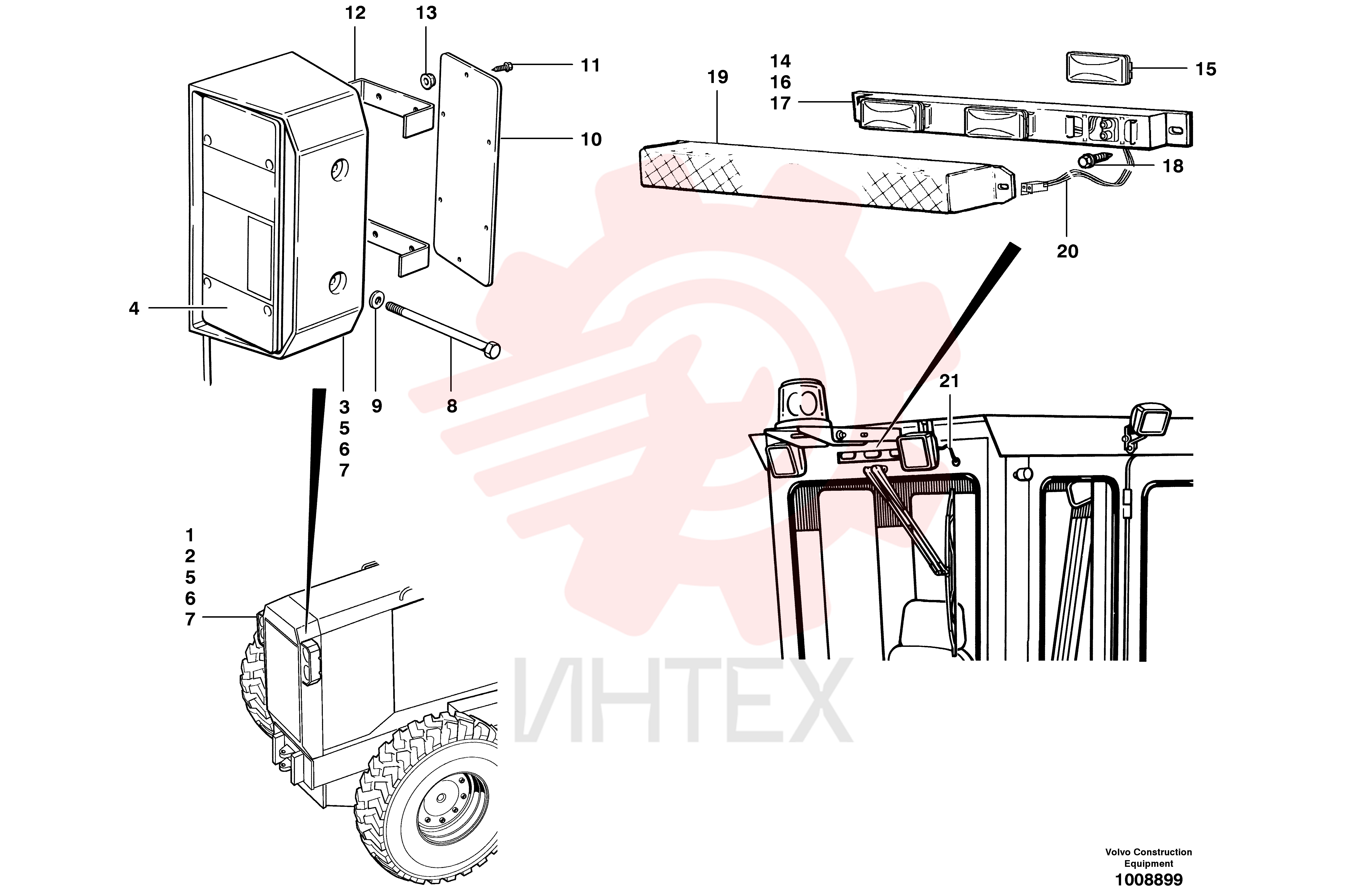 Tail lamp VOE 12727445 (6)