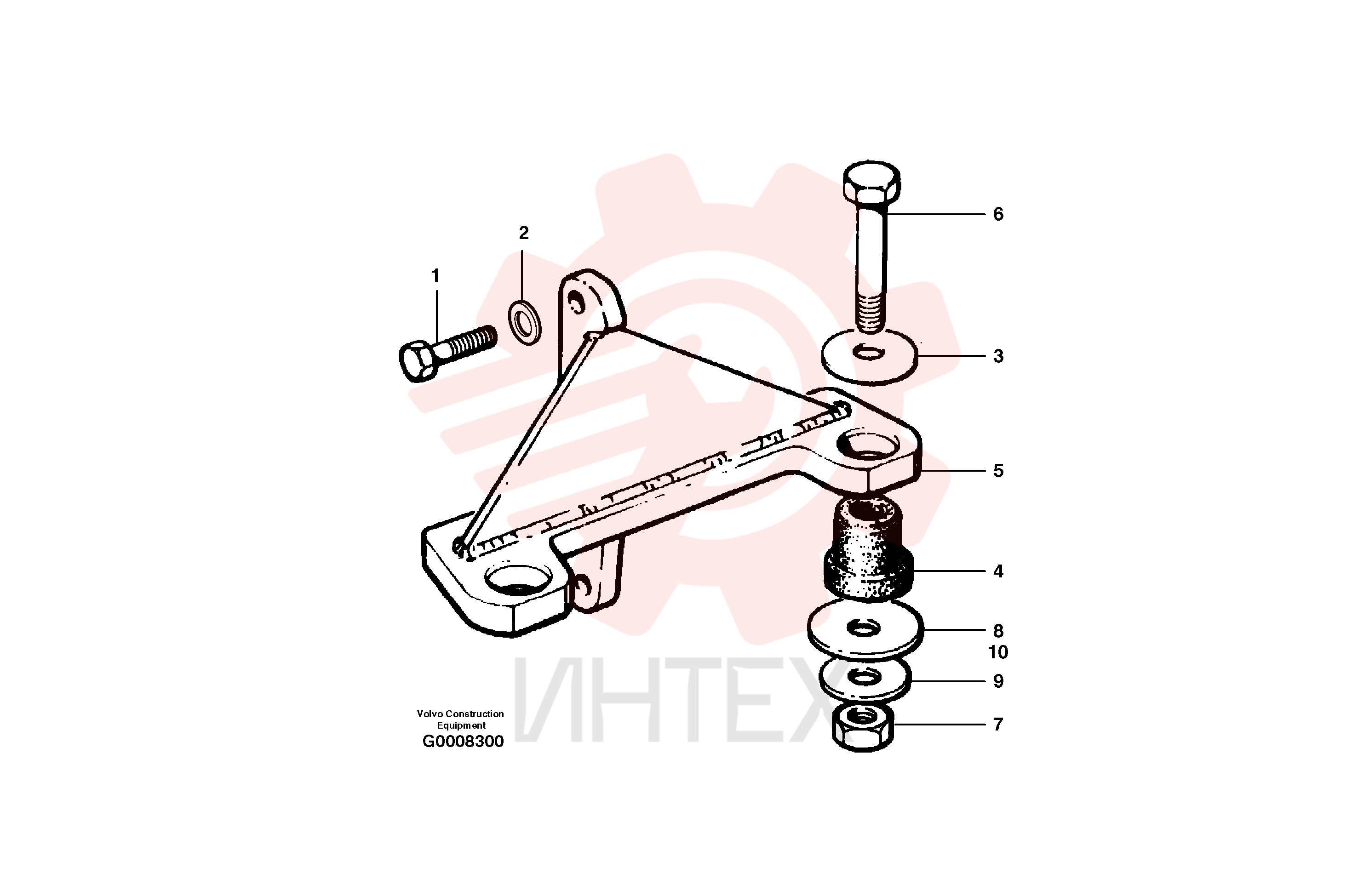 Винт шестигранник CH 50A-0818ZI (5)