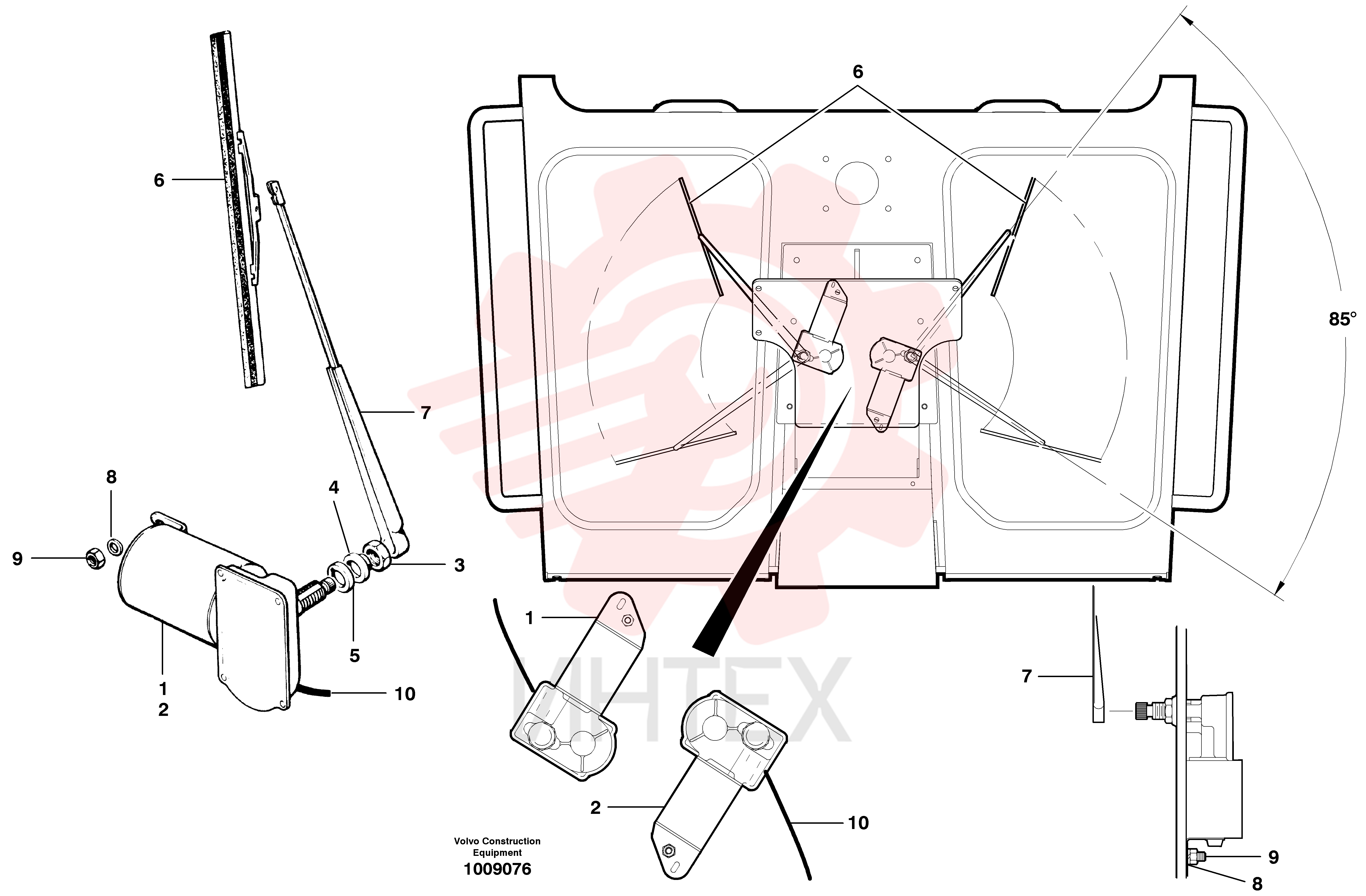 Wiper Motor VOE 12735310 (7)