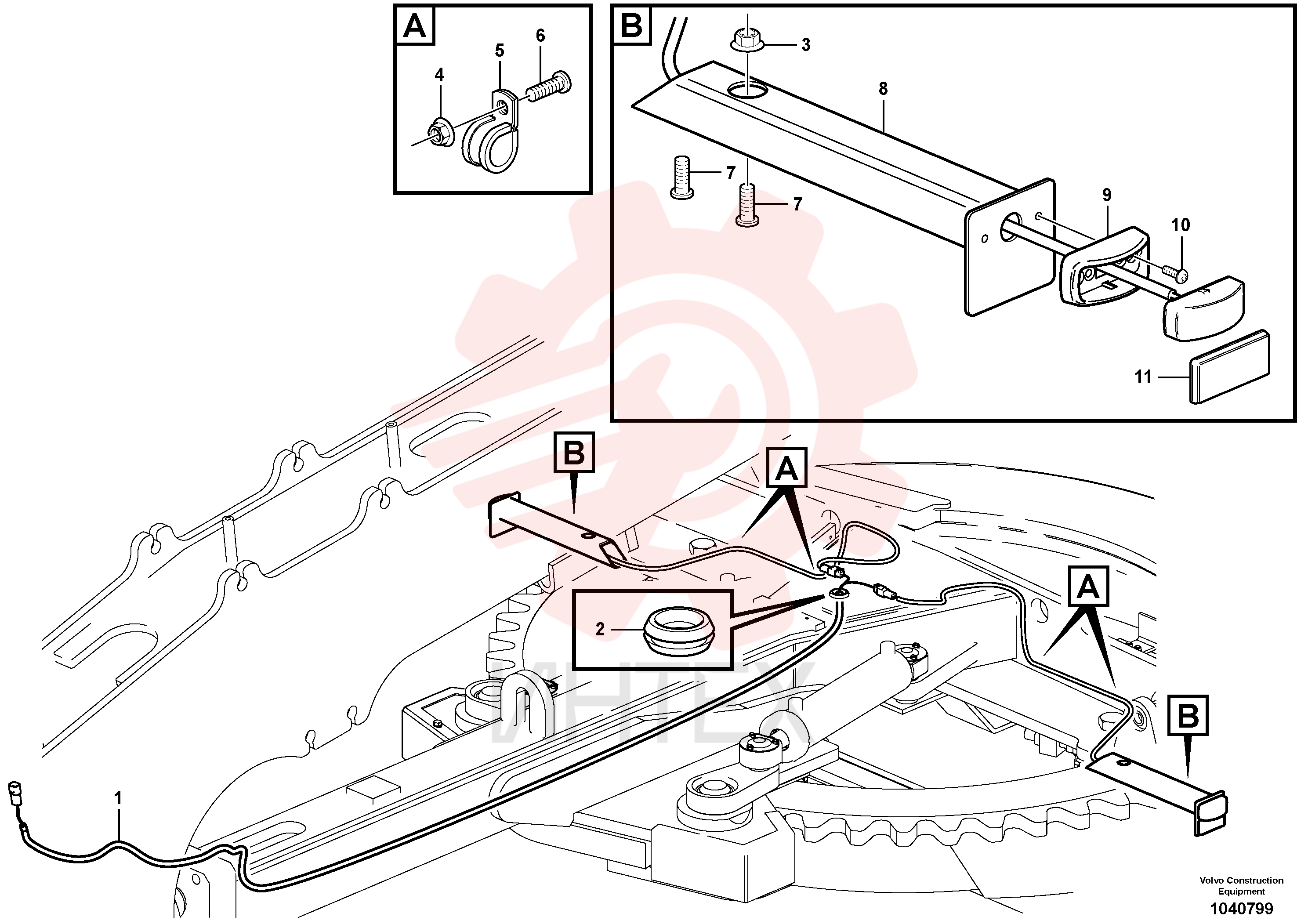 Cable harness VOE 16007940 (2)
