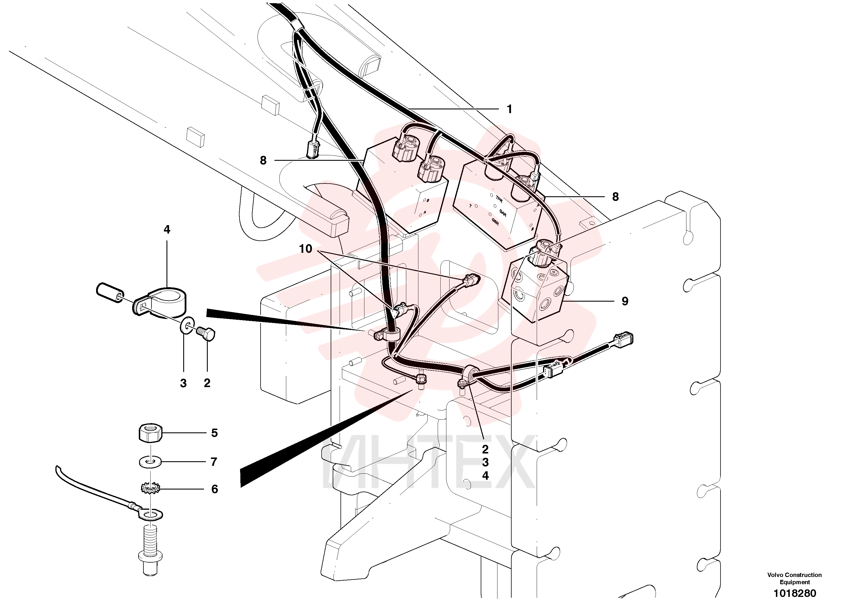 Cable harness VOE 12747056 (2)