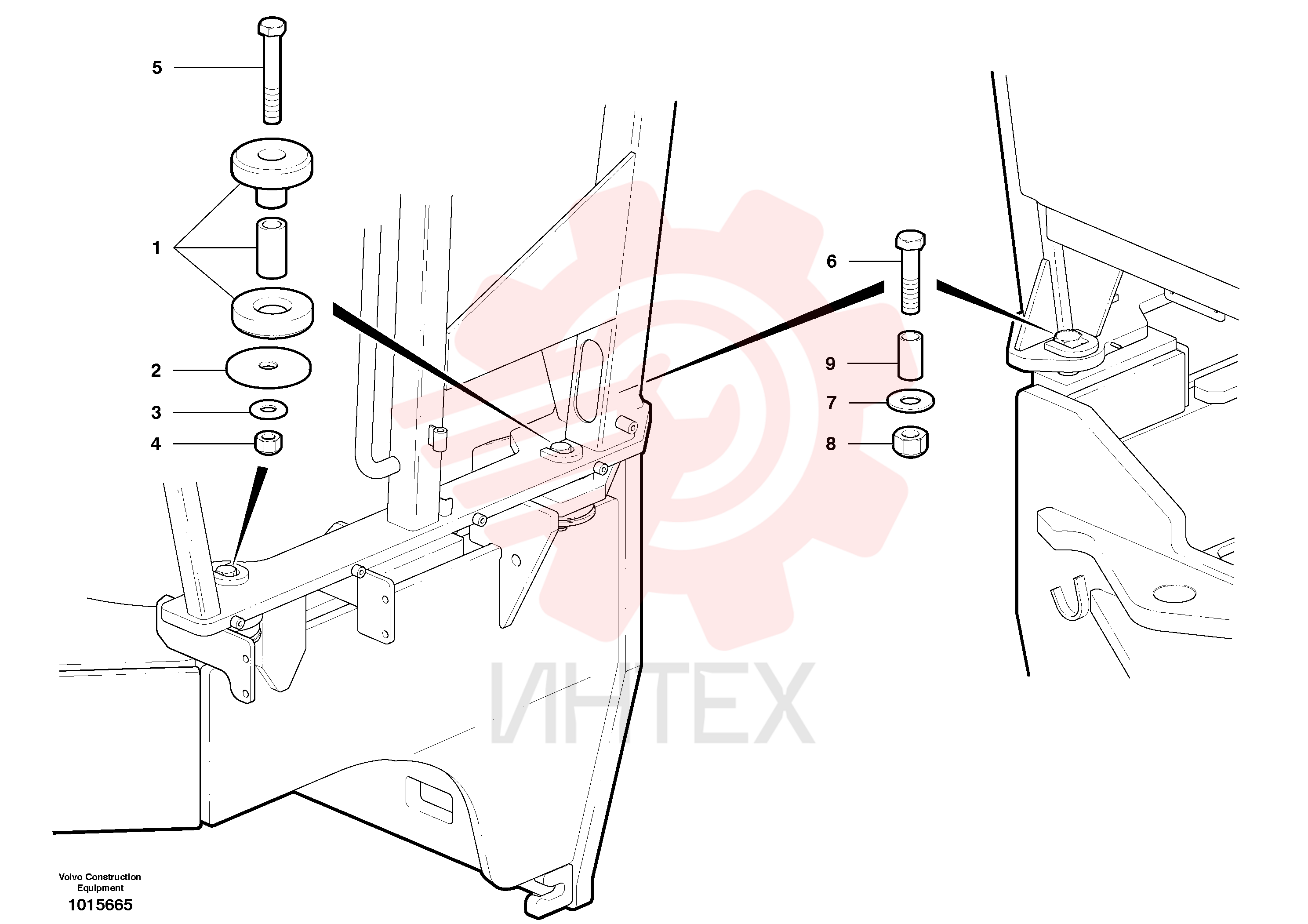 Damping element VOE 12736336 (1)