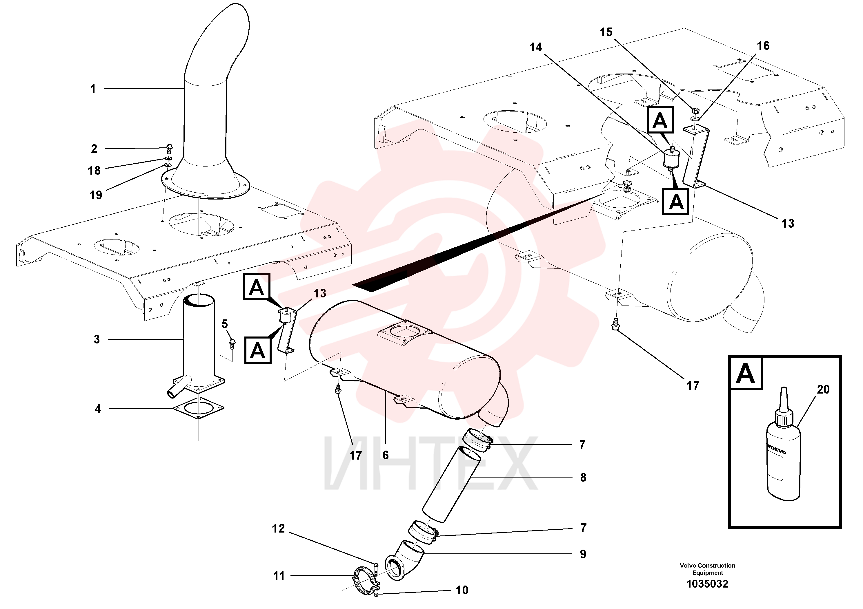Ejector pipe VOE 11148403 (2)
