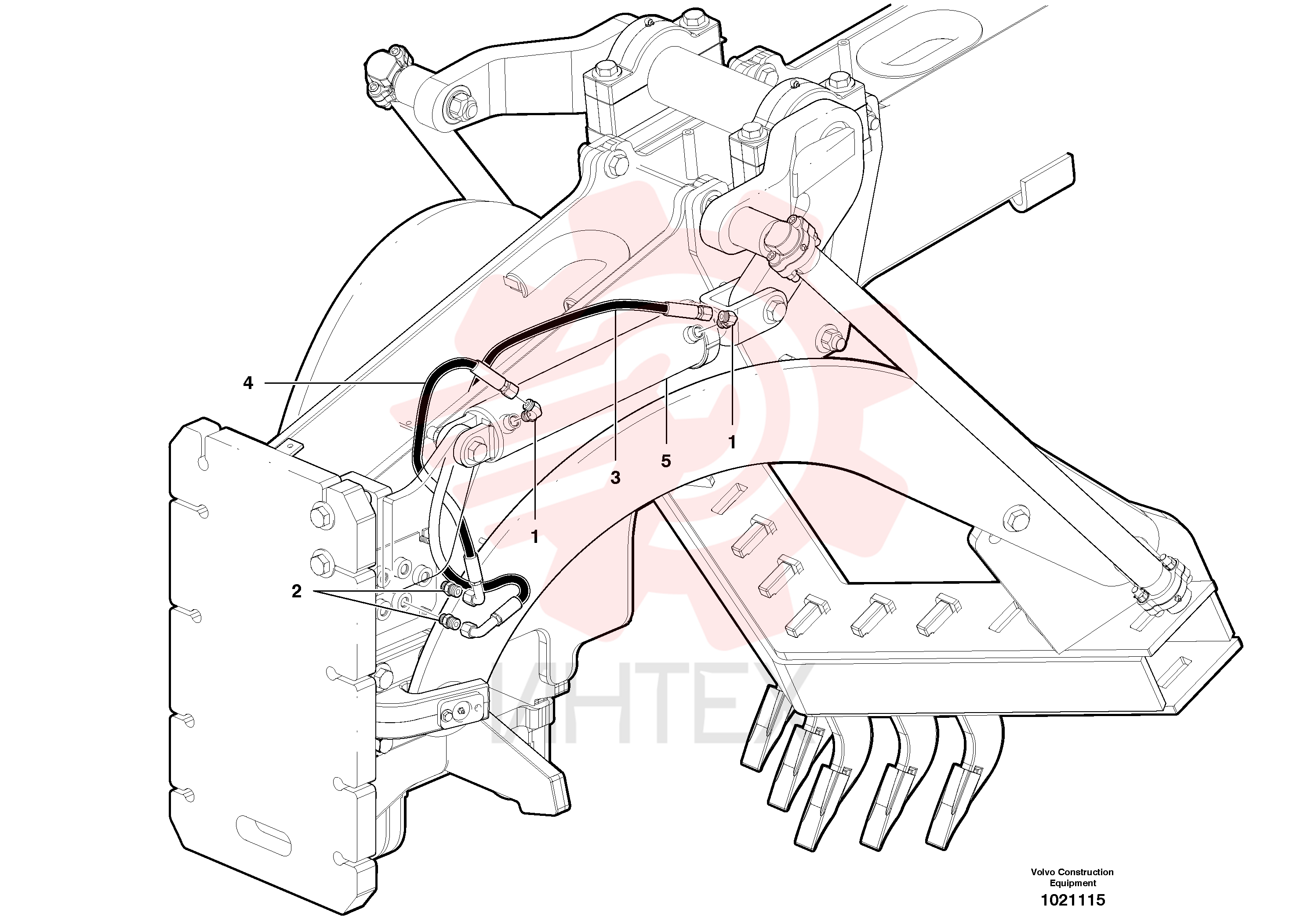 Elbow nipple VOE 13933868 (4)