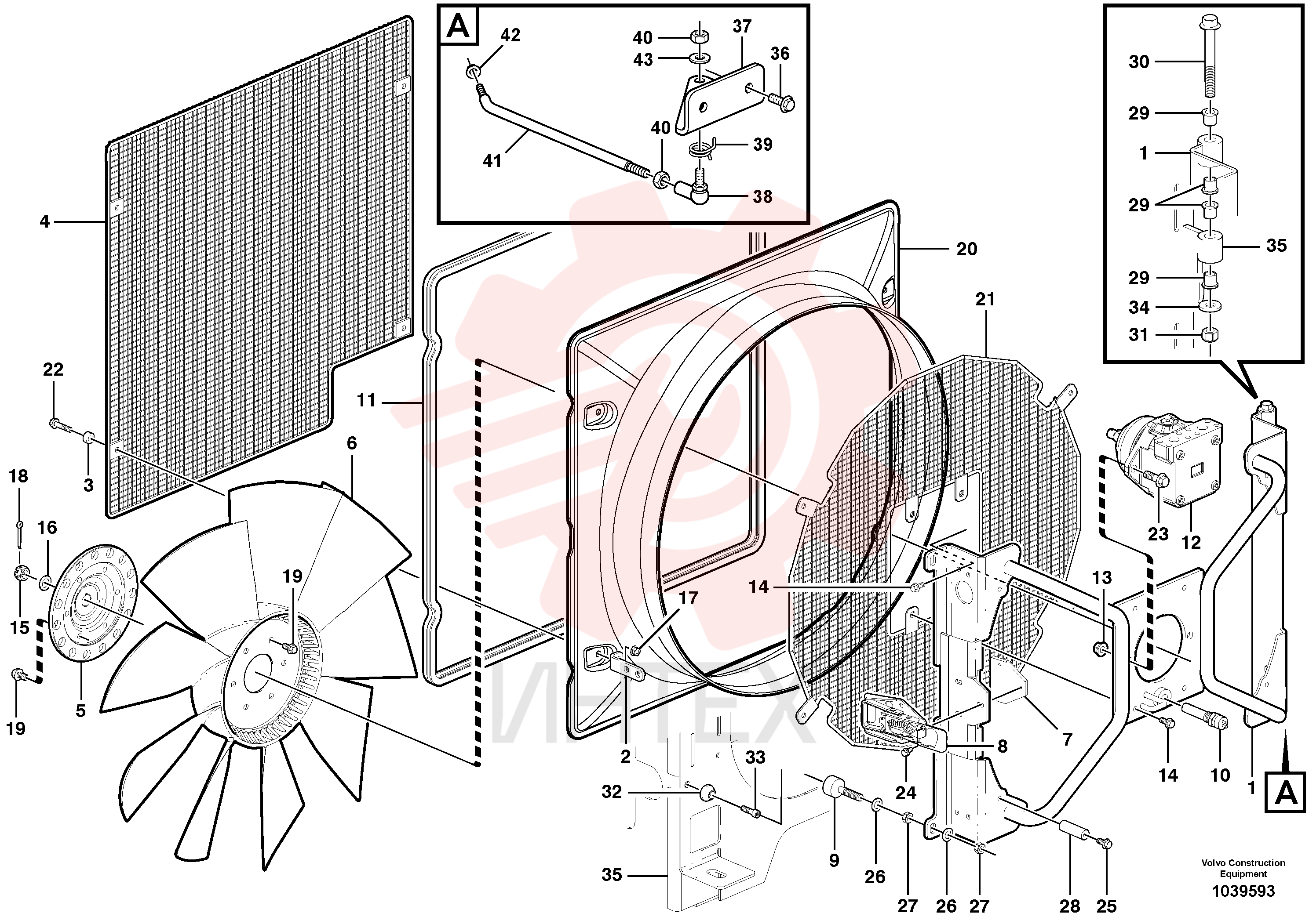 Fan housing VOE 12748050 (1)
