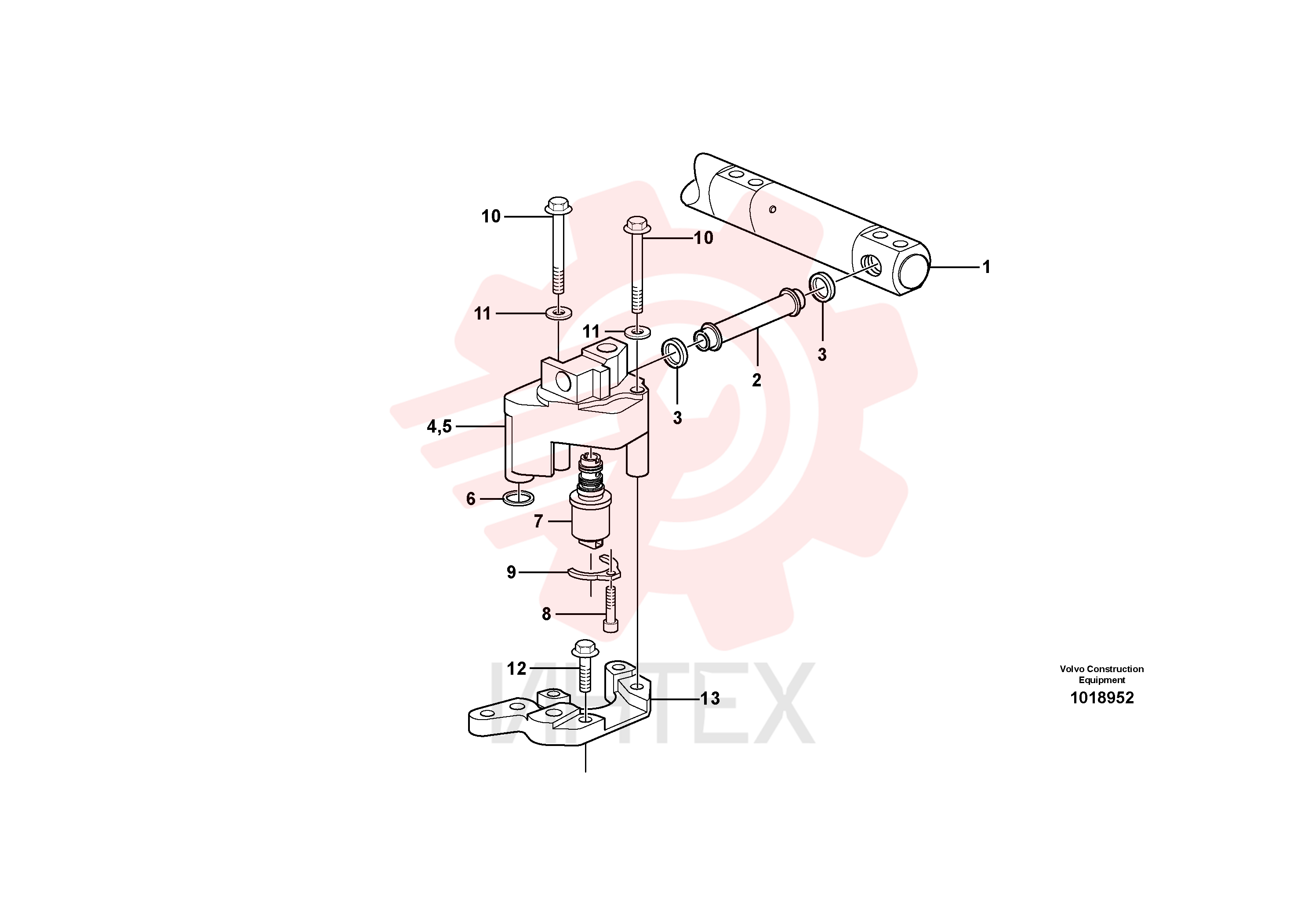 Flange screw VOE 969225
