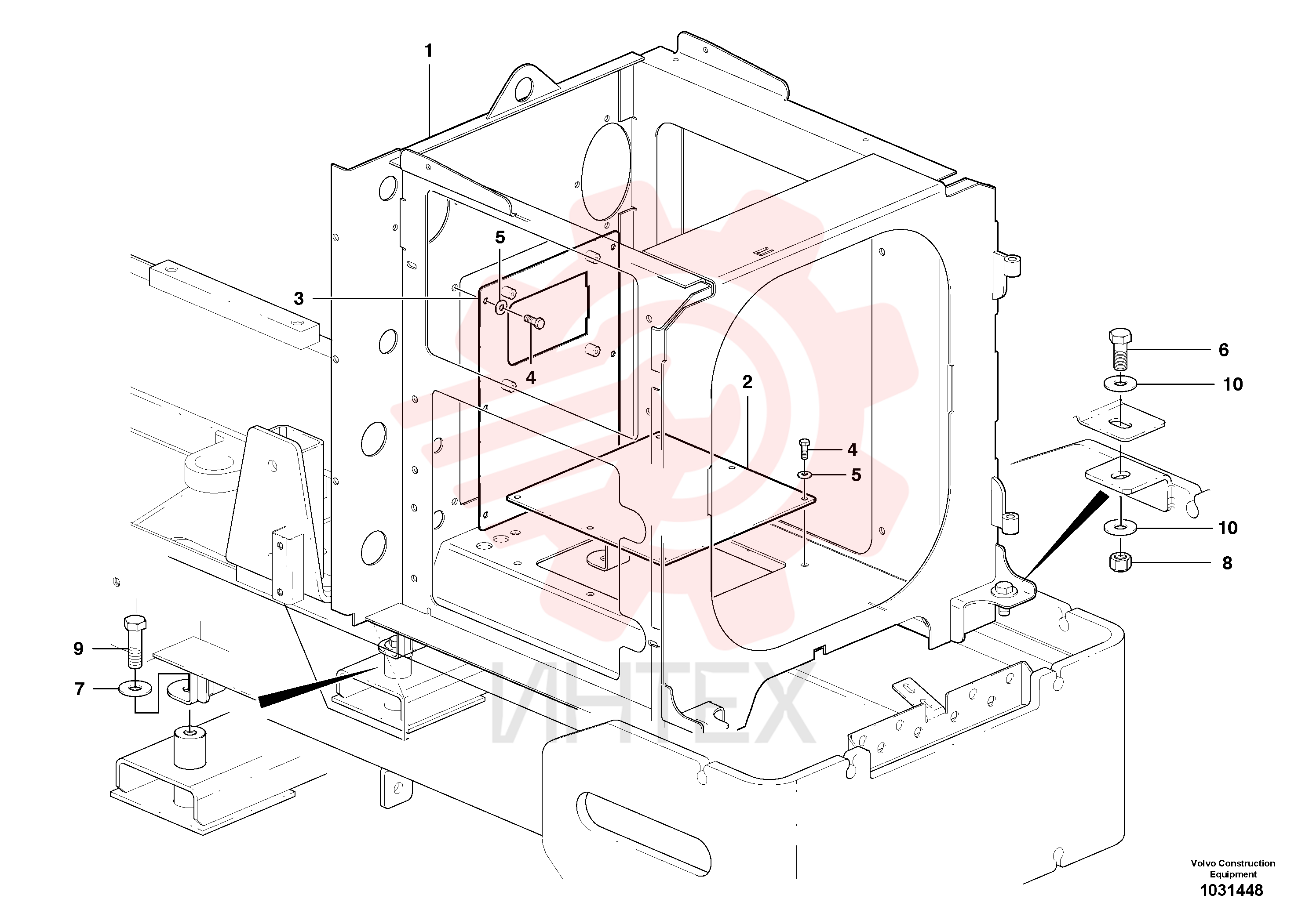 Flange screw VOE 946329 (2)