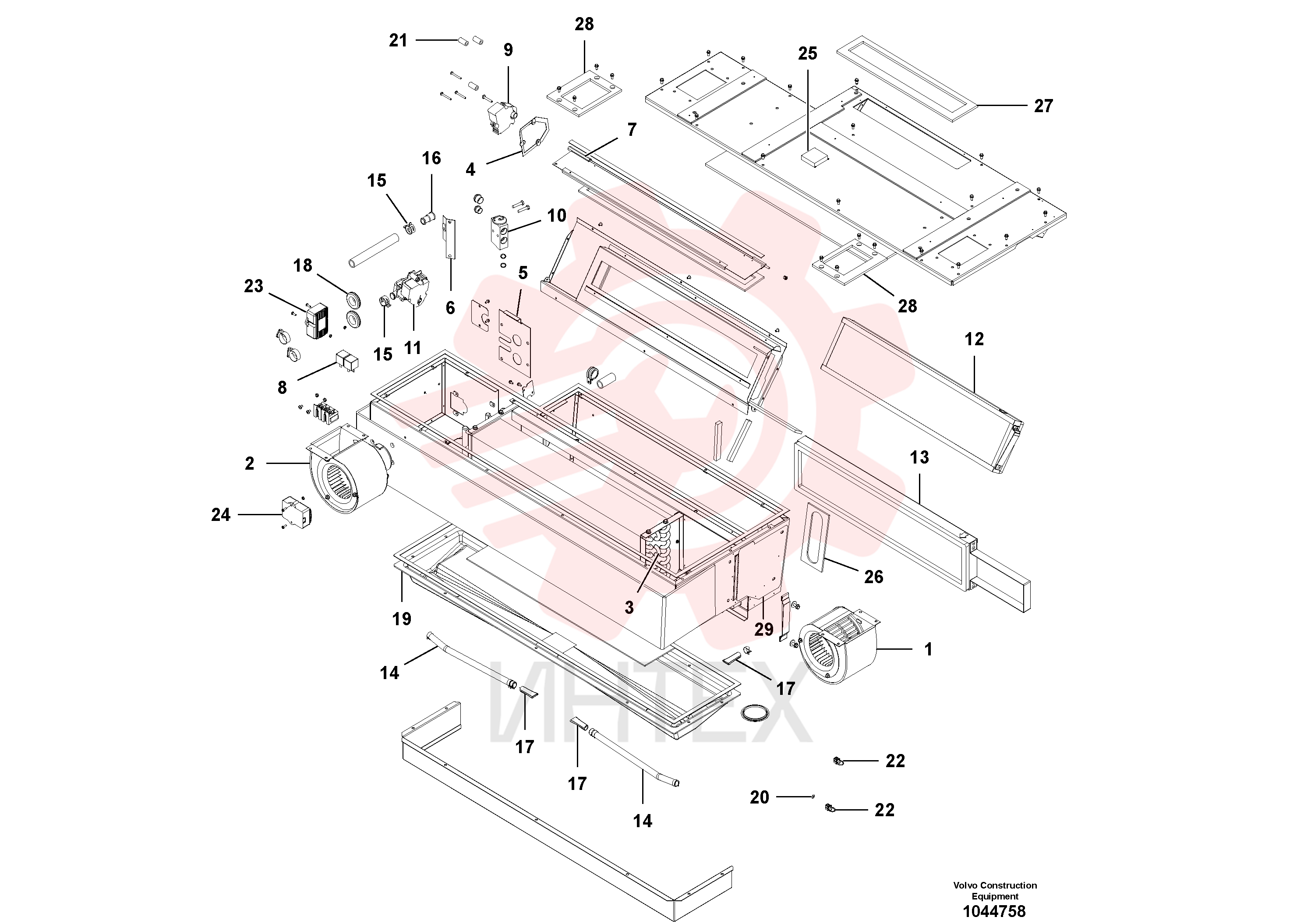Gasket kit VOE 12743615 (2)