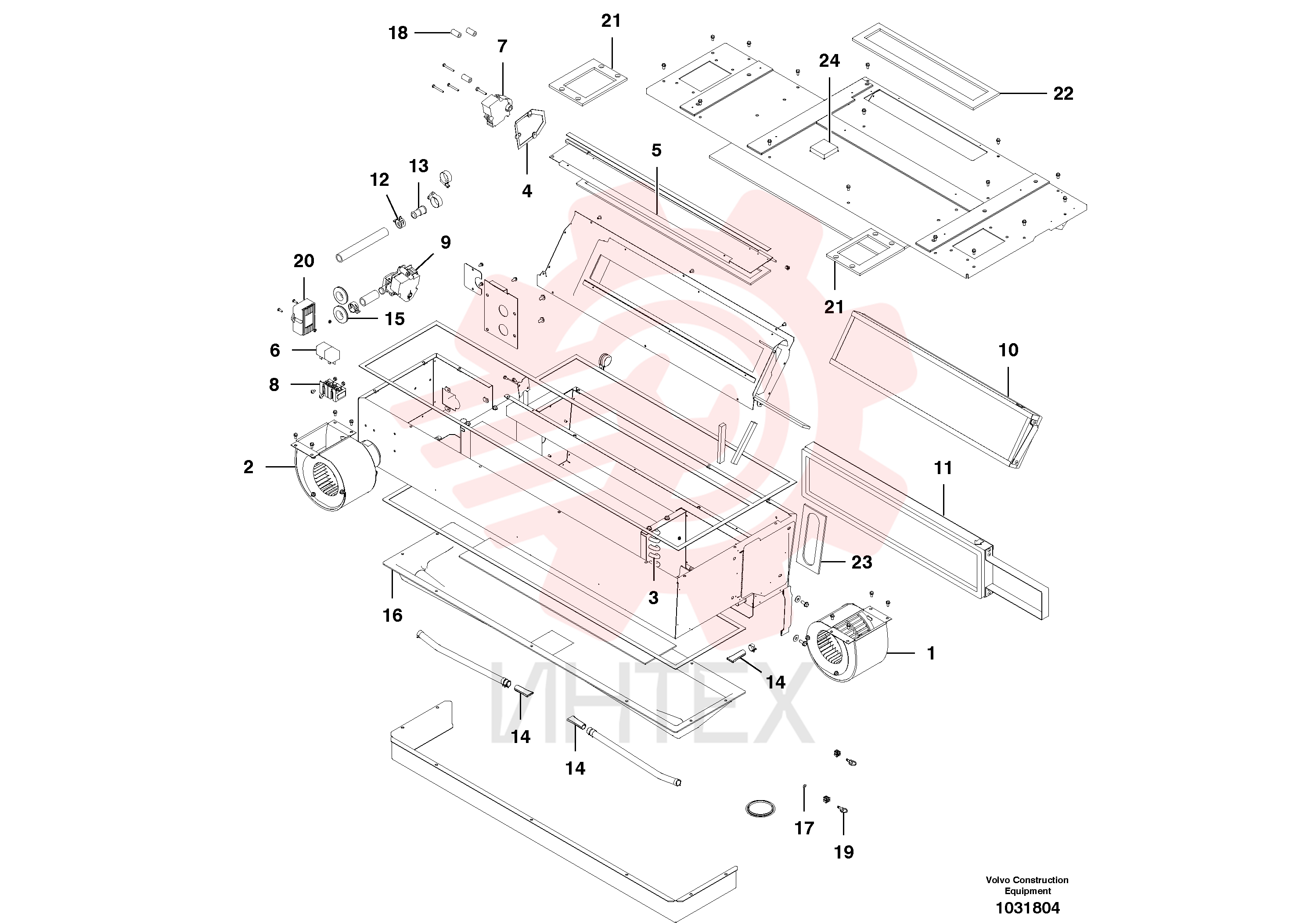 Gasket kit VOE 12743615 (1)