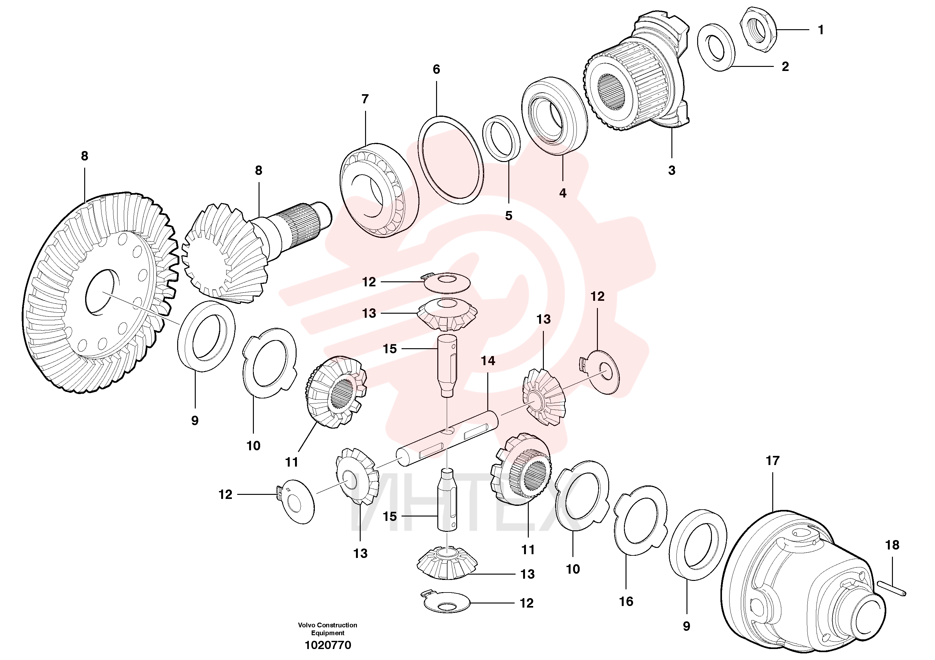 Hexagon Nut VOE 1668945 (3)