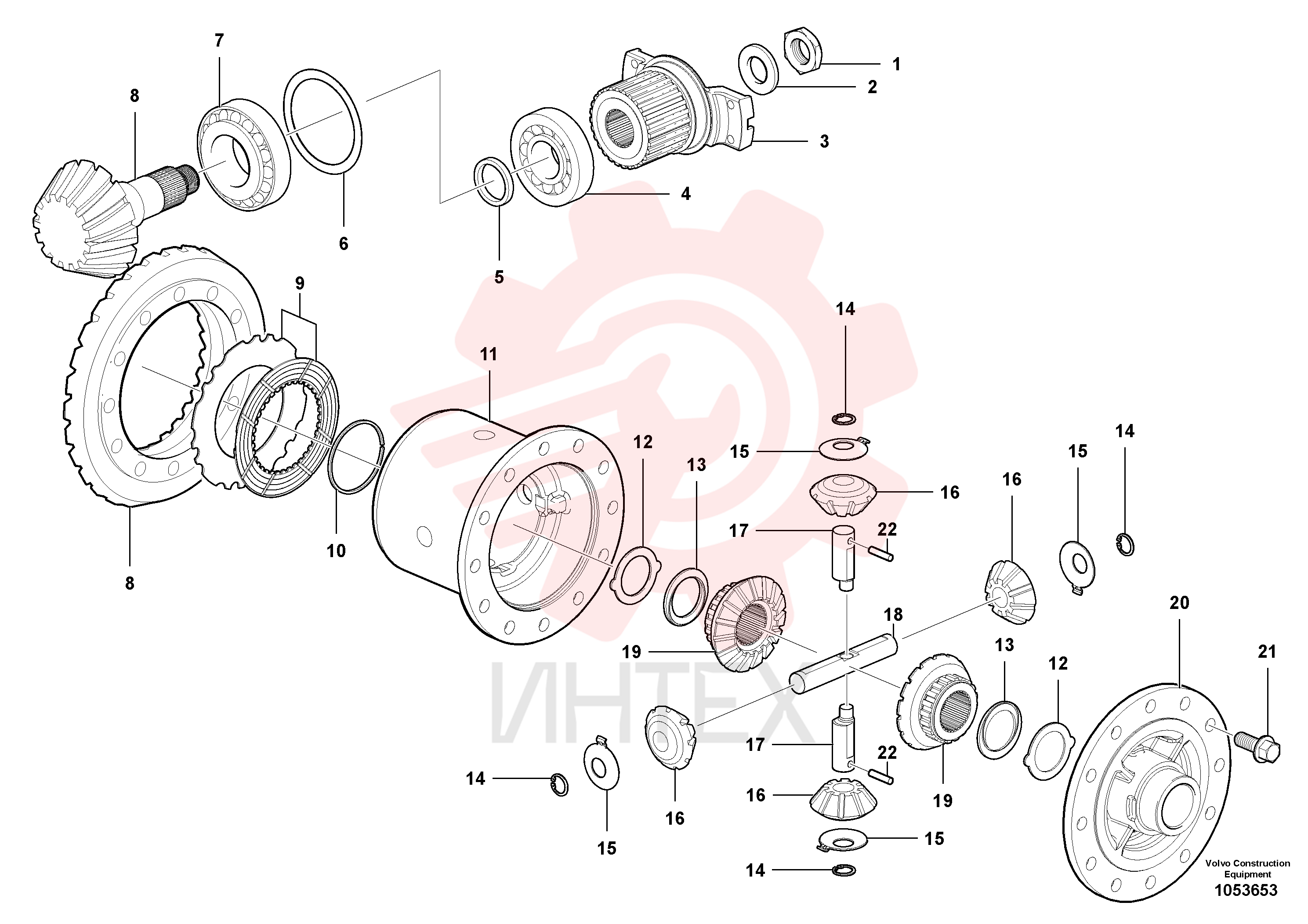 Hexagon Nut VOE 1668945 (4)