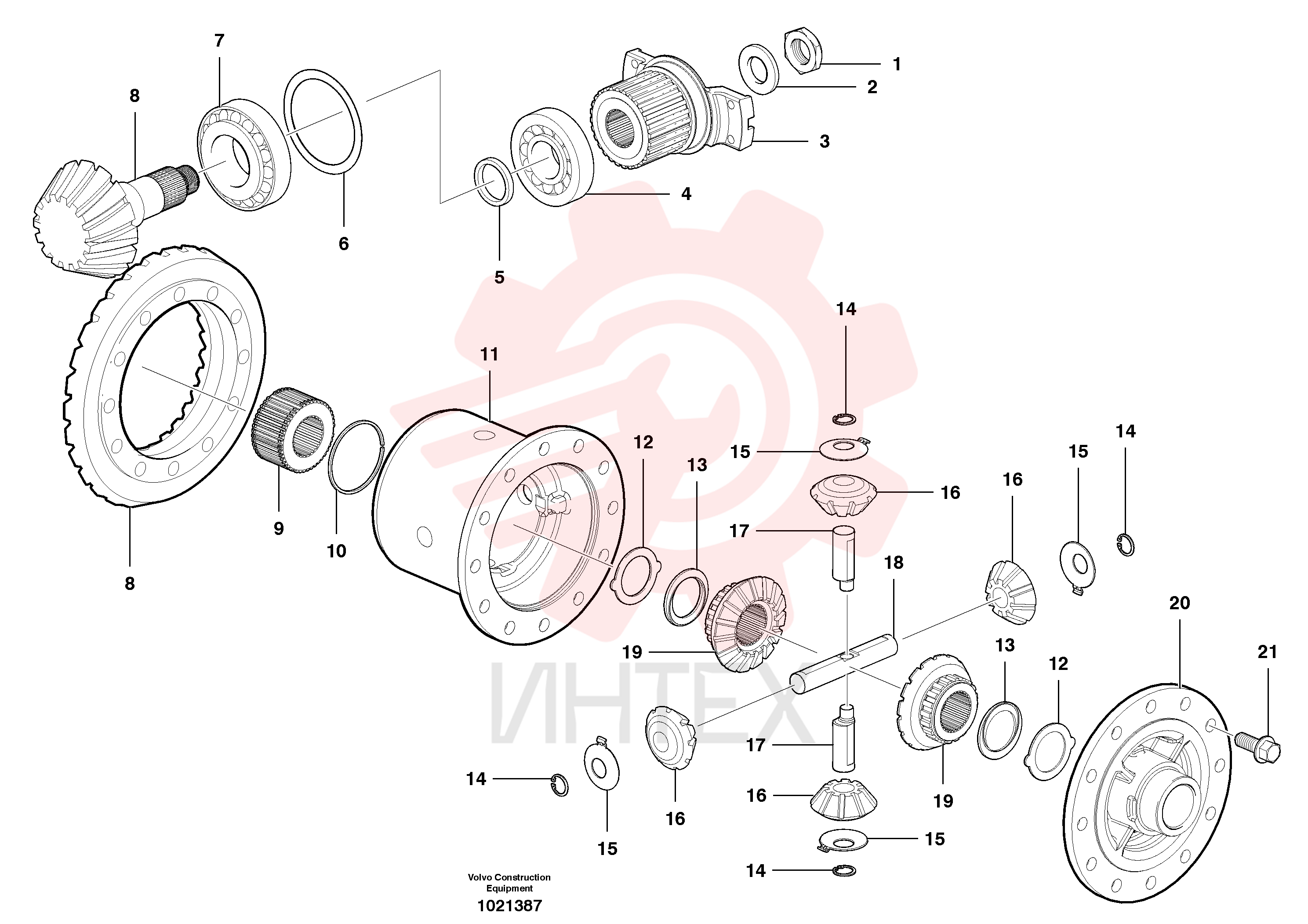 Hexagon Nut VOE 1668945 (6)