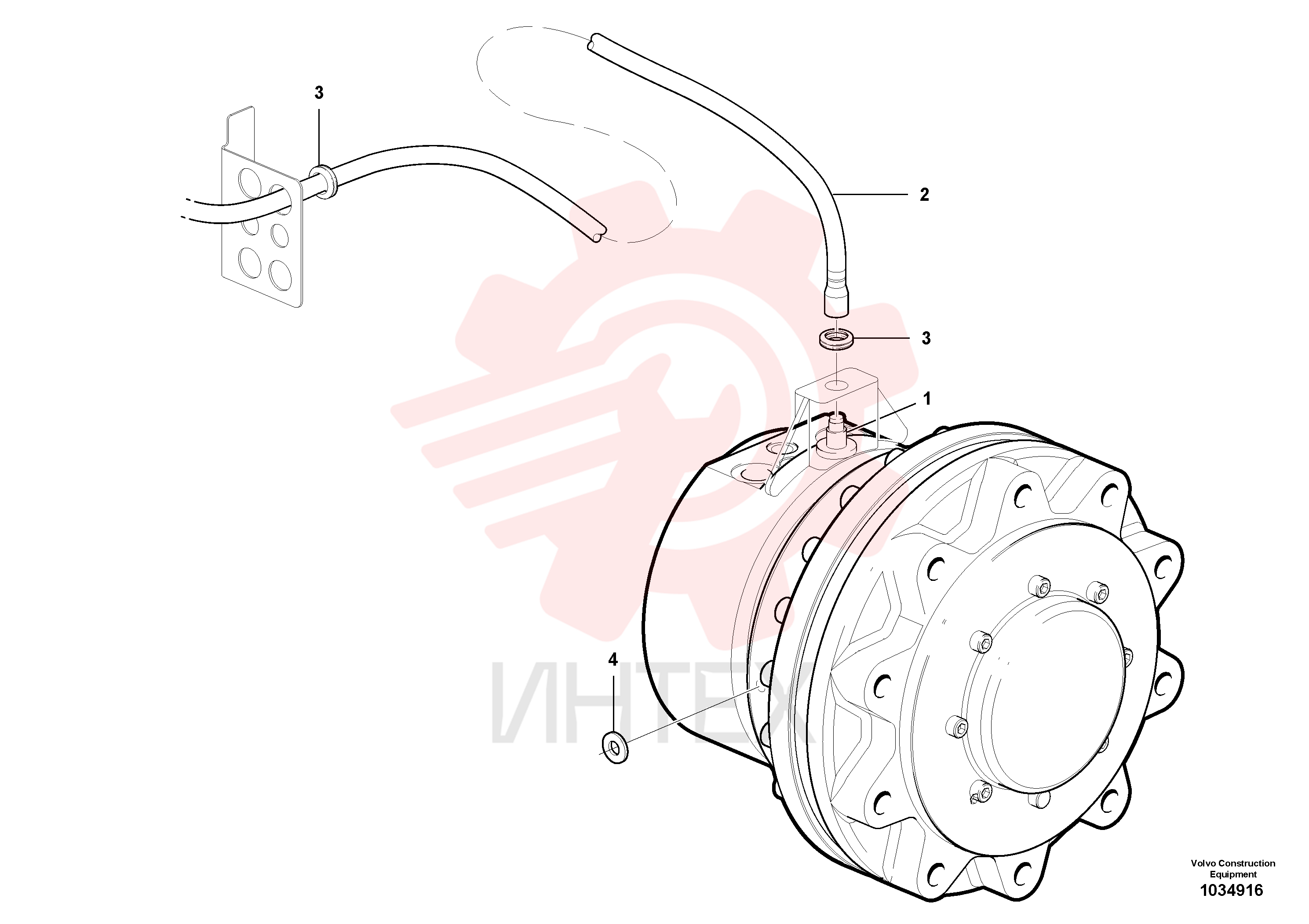 Кольцо уплотнительное VOE 16006331 (2)