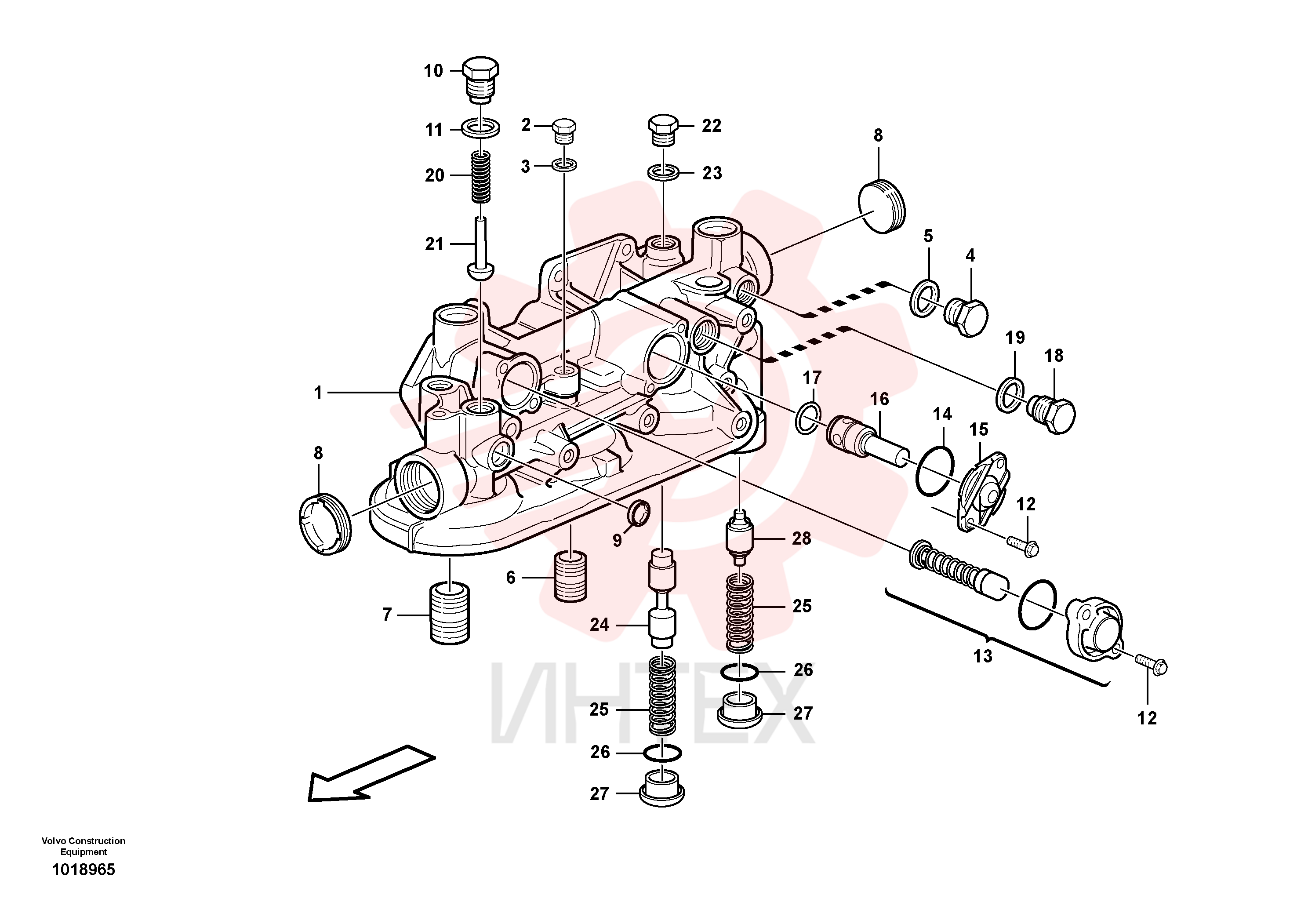 Oil Filter Housing VOE 20538895